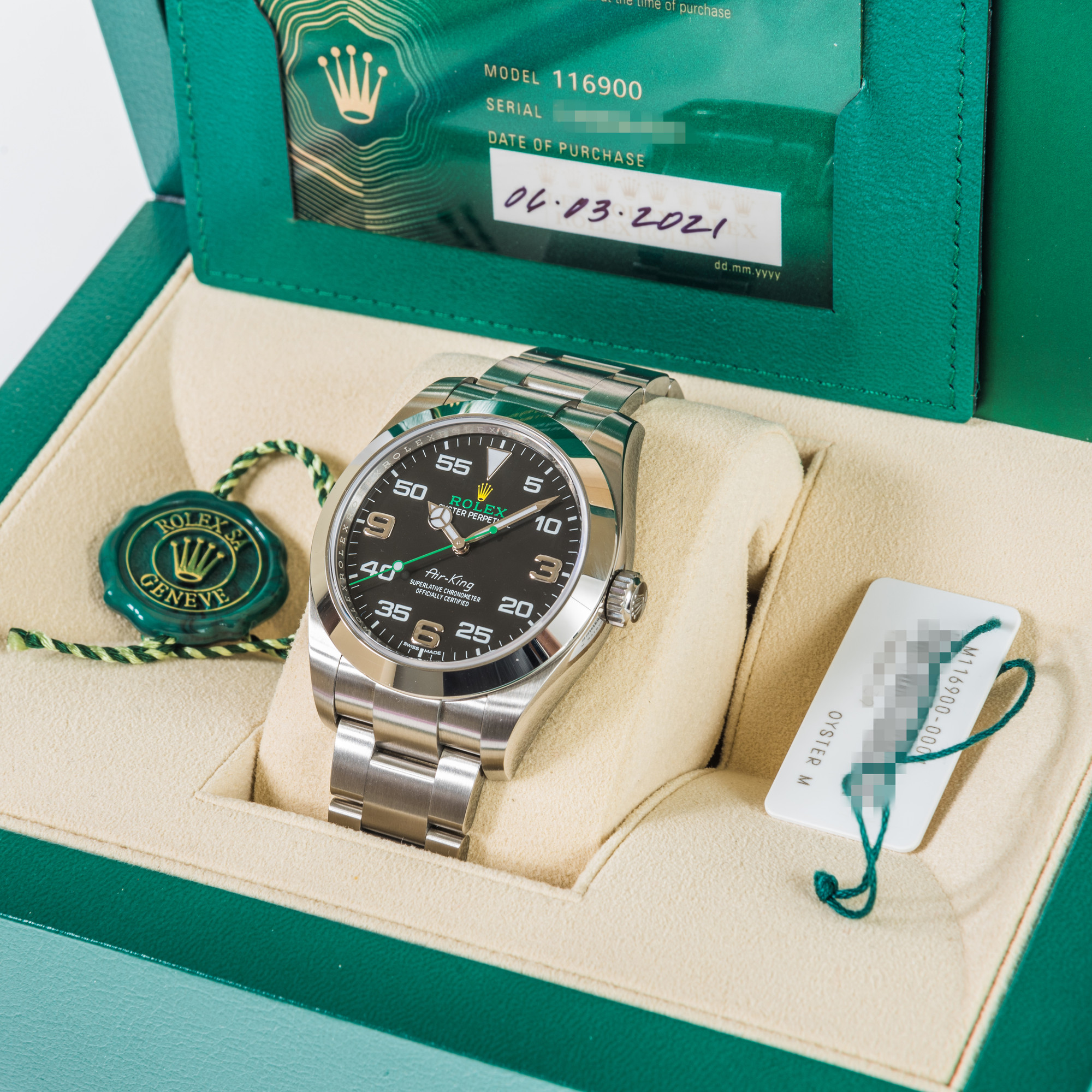 Rolex Air-King 116900 *UNWORN* *2021*