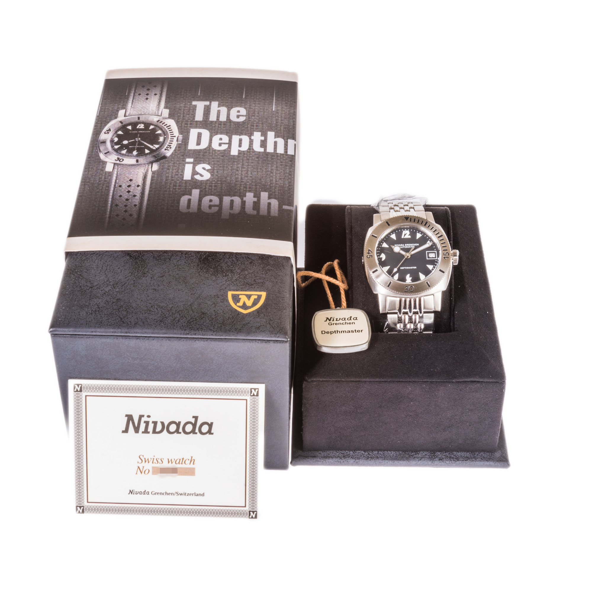 Nivada Grenchen White Pacman - Depthmaster *UNWORN* *2022*
