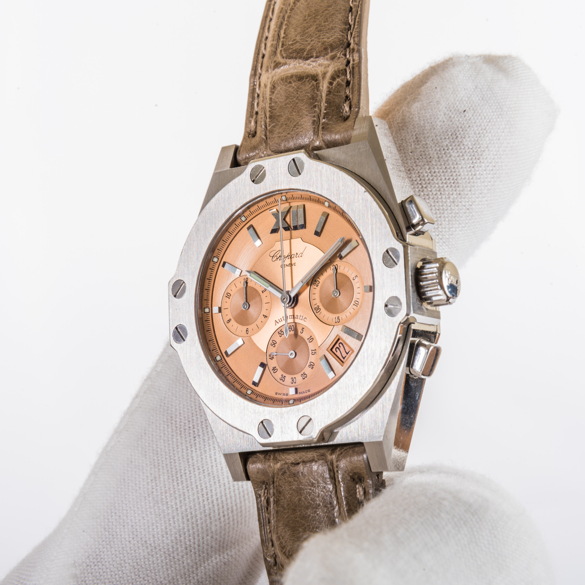 Chopard St. Moritz Chronograph *Salmon Dial*