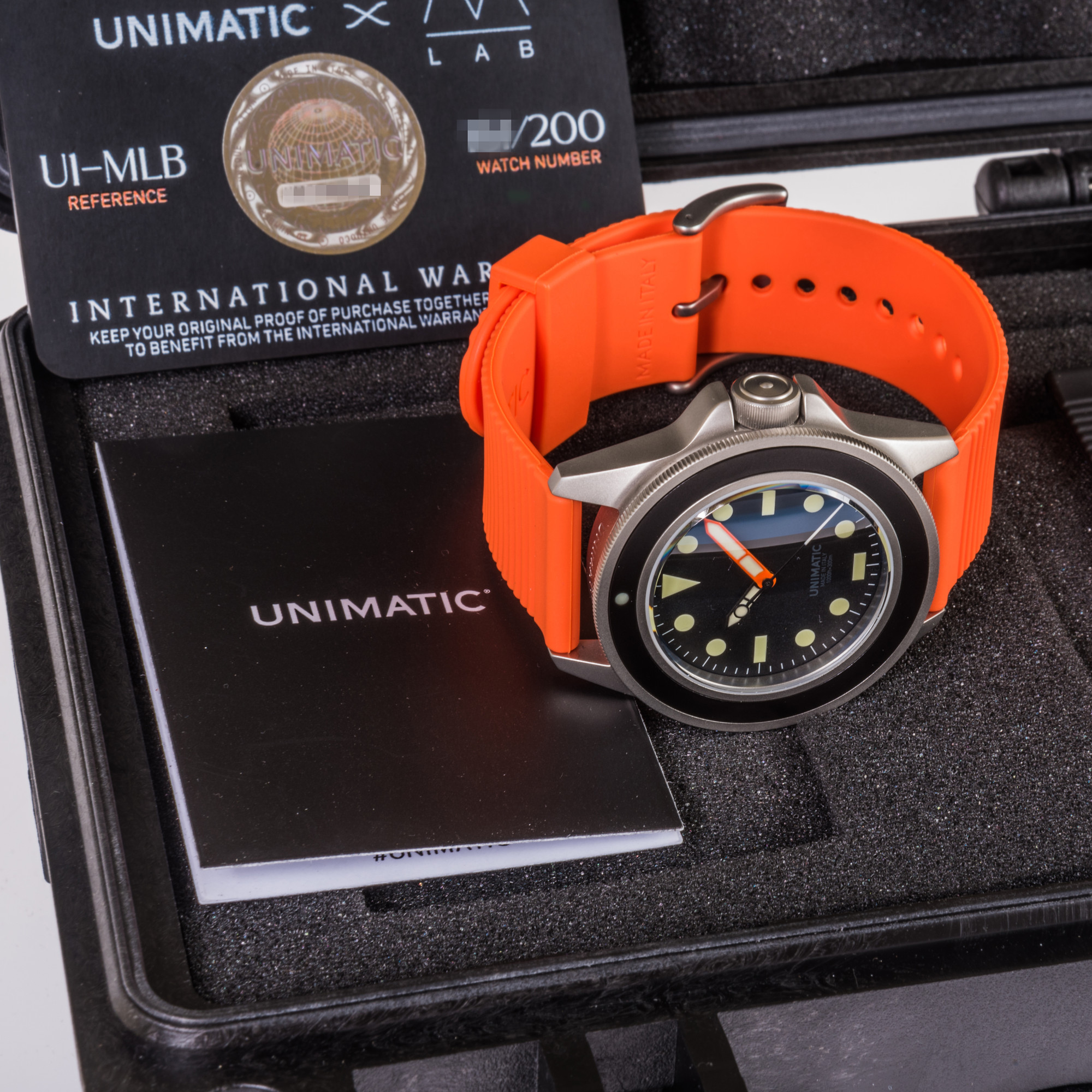 Unimatic Modello Uno x Massena LAB, Ref. U1-MLB *Limted Edition* *UNWORN*