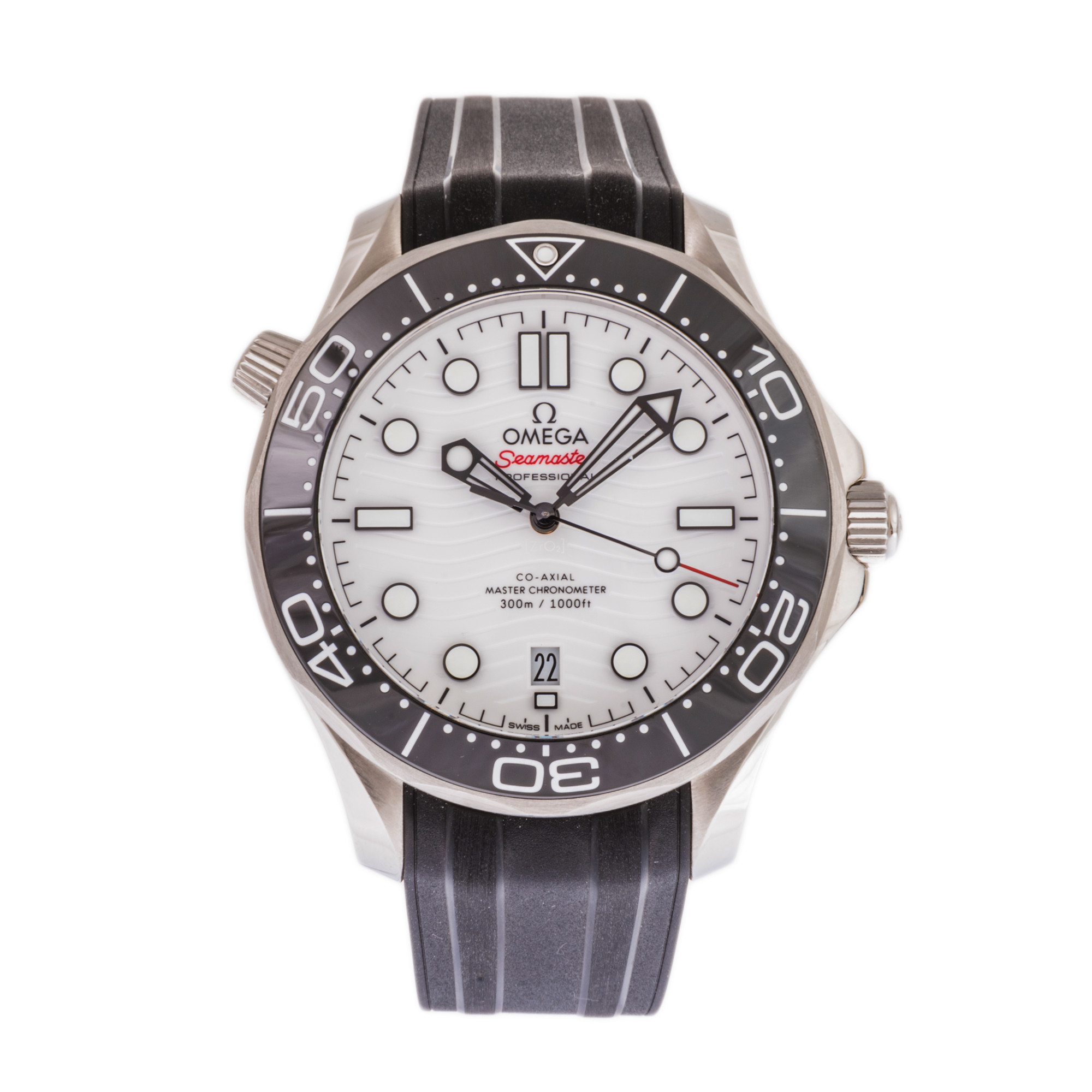 Omega Seamaster Diver 300M Co-Axial Master Chronometer 42mm *White Dial*