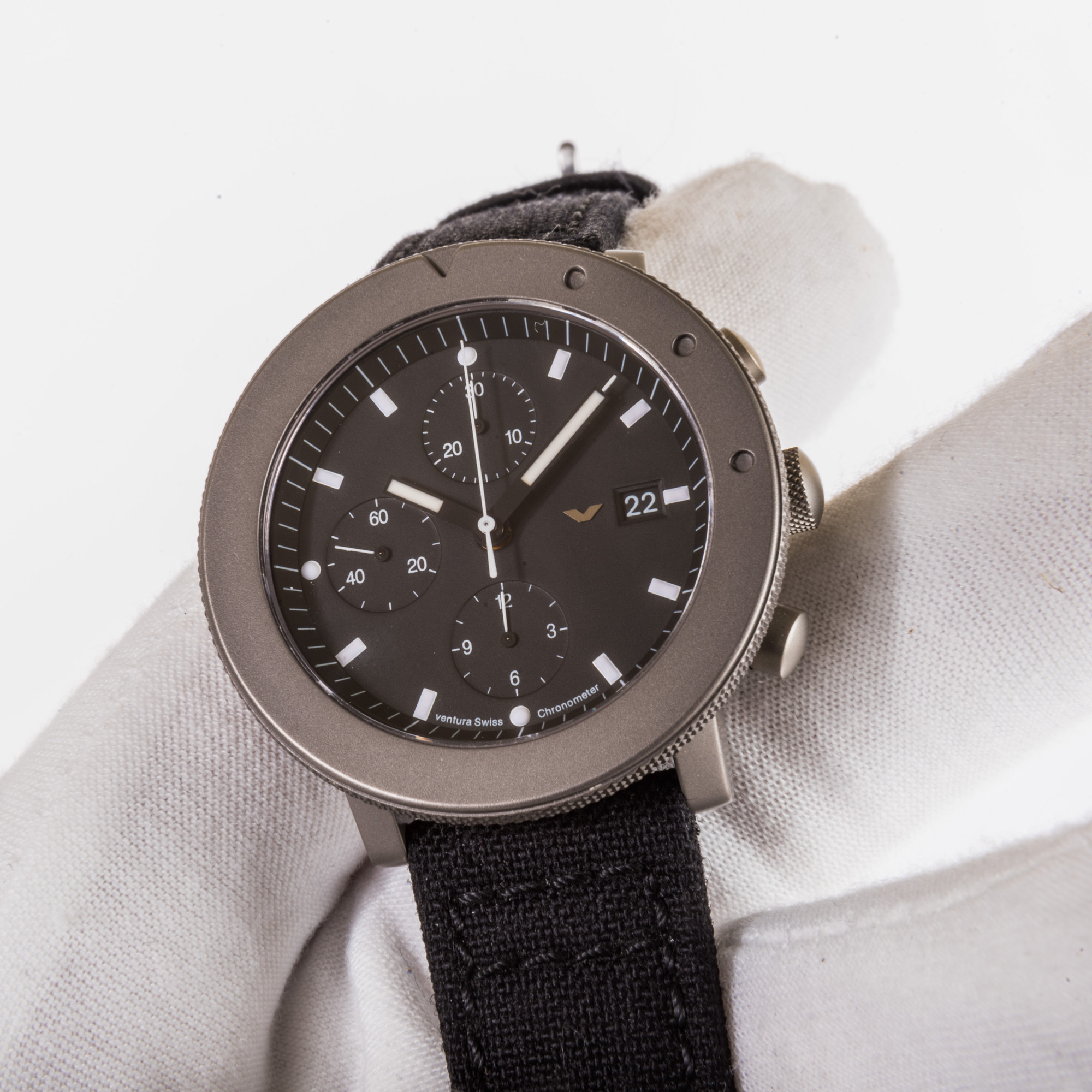 Ventura V-Matic by Hannes Wettstein Chronograph