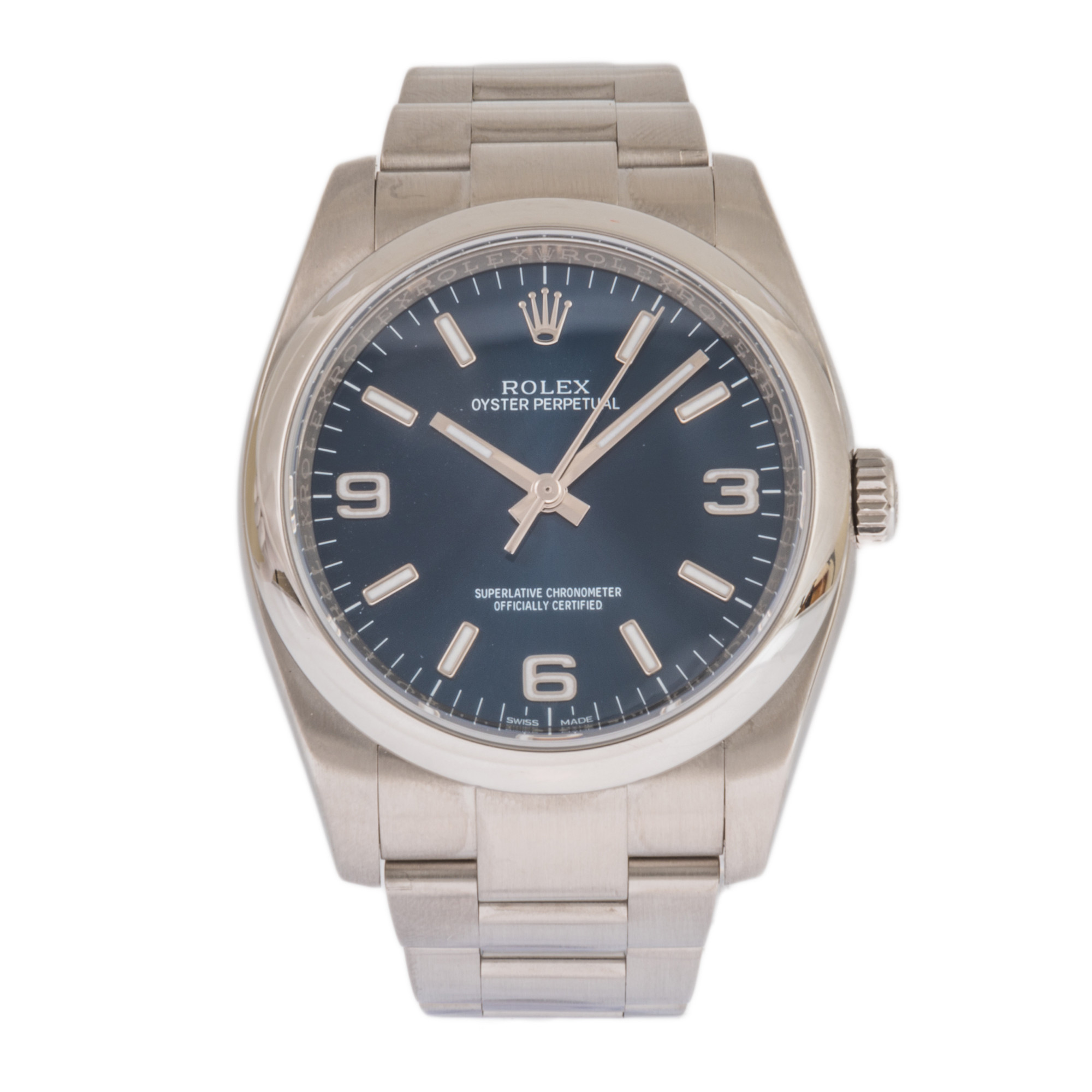 Rolex Oyster Perpetual 116000 *Explorer Dial* *Blue Dial*
