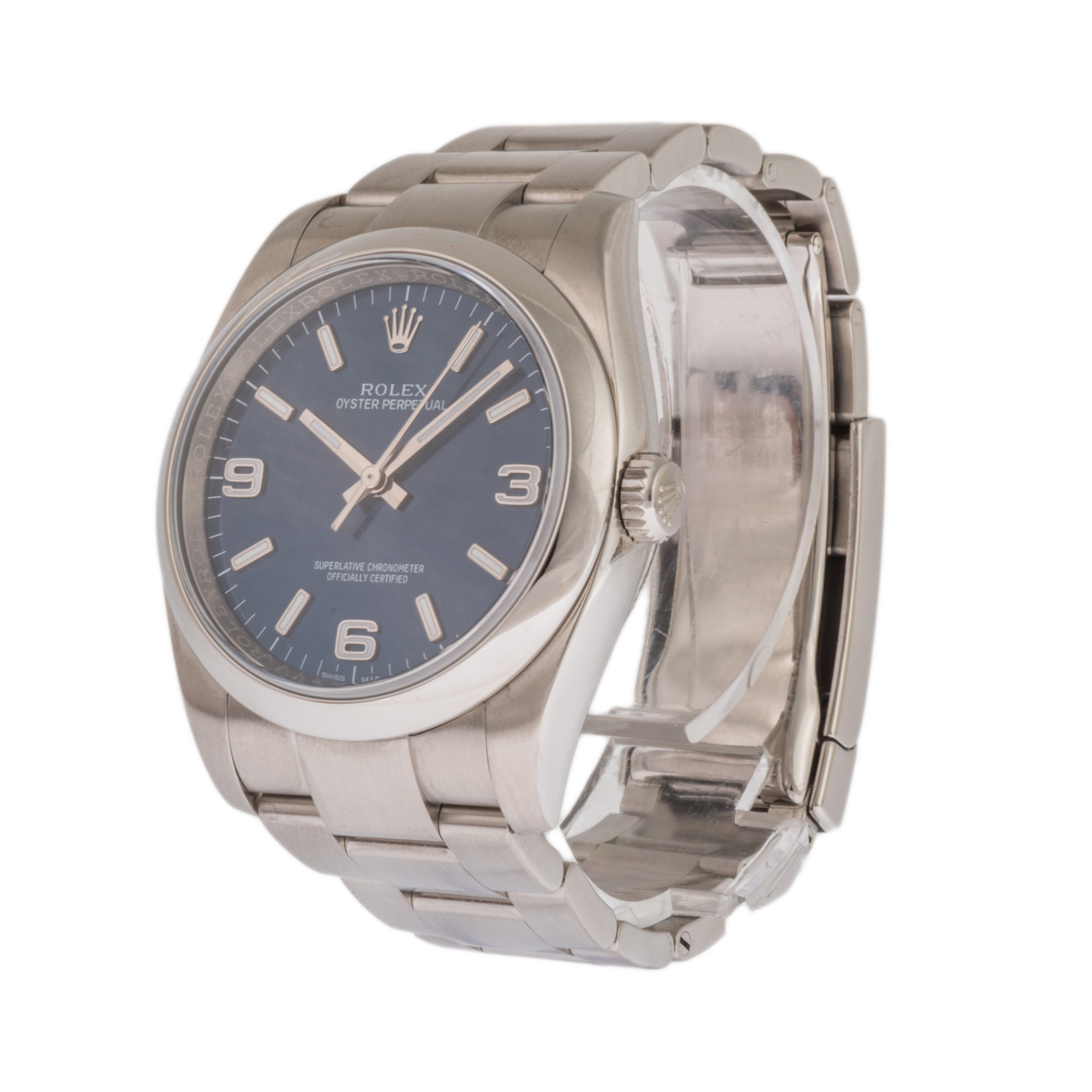 Rolex Oyster Perpetual 116000 *Explorer Dial* *Blue Dial*
