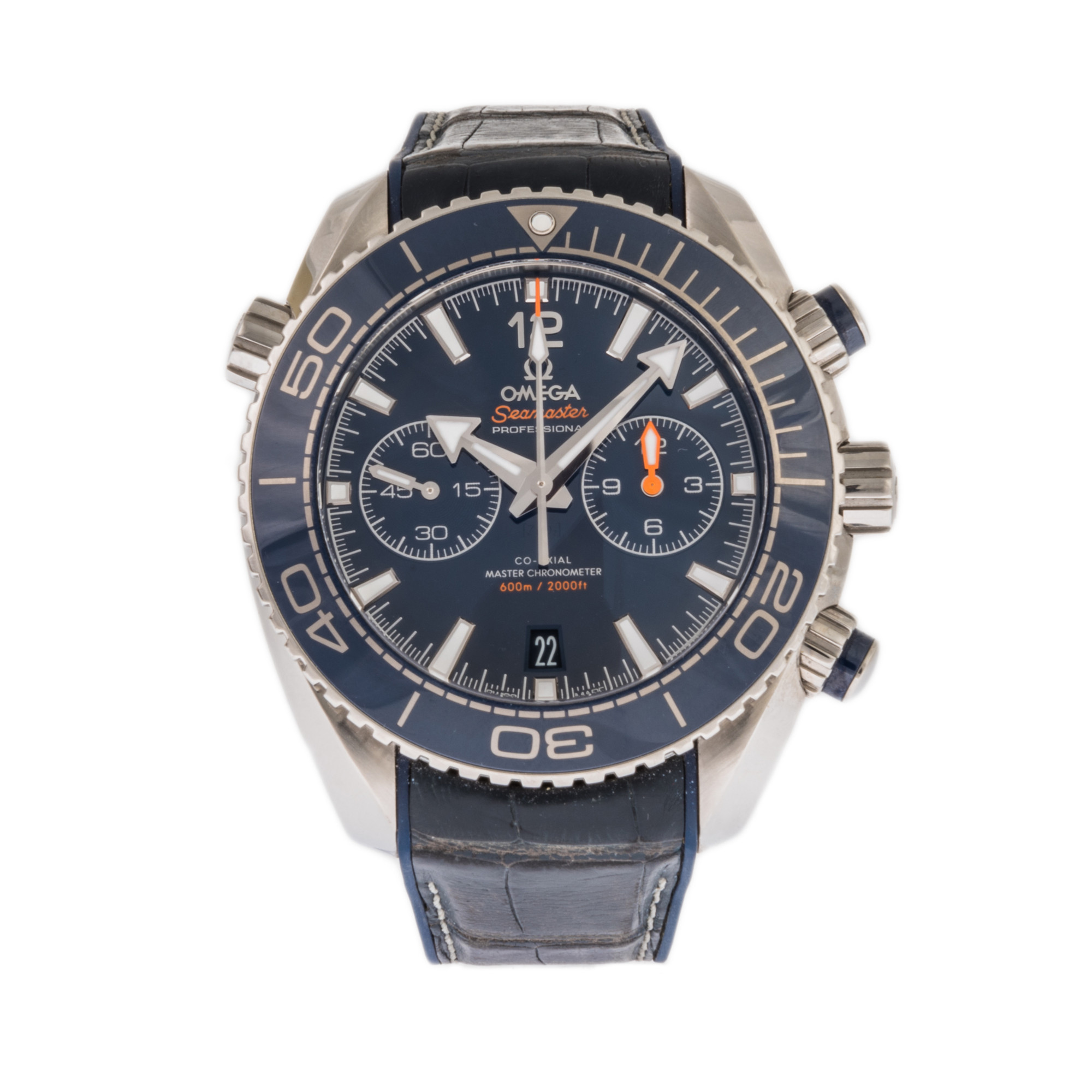 Omega Seamaster Planet Ocean 600M Co-Axial Master Chronograph 45.4 MM *Blue Dial*