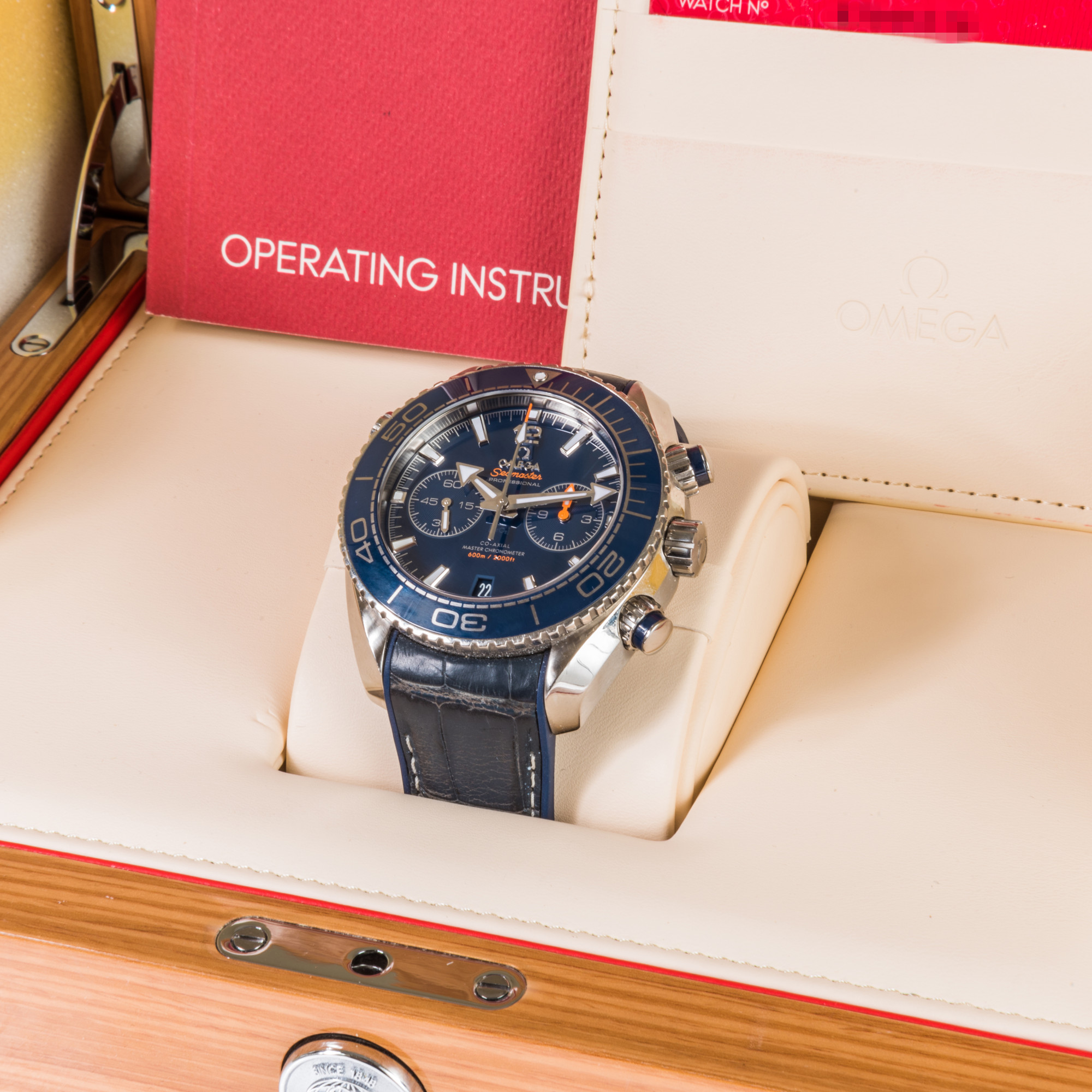 Omega Seamaster Planet Ocean 600M Co-Axial Master Chronograph 45.4 MM *Blue Dial*