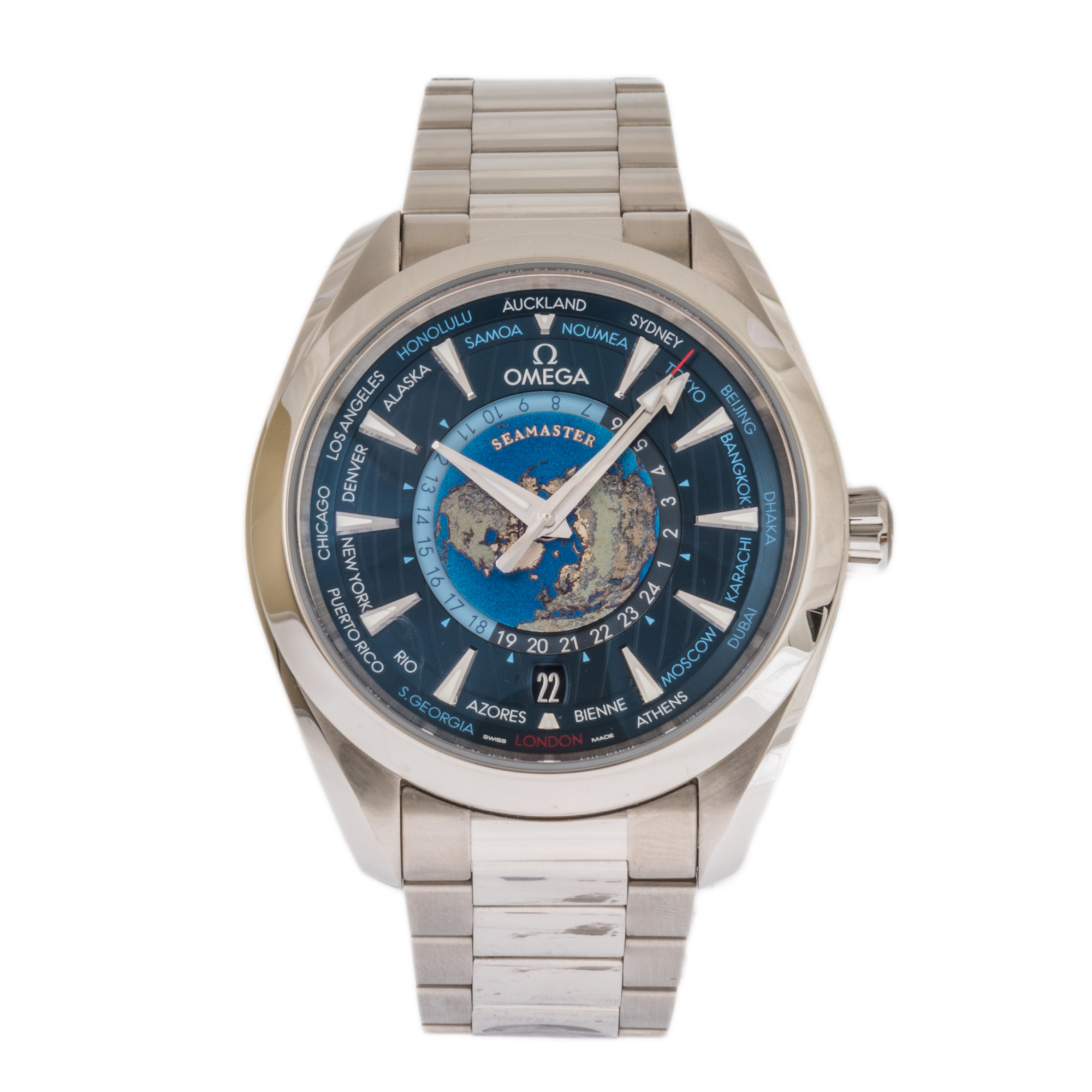 Omega Seamaster Aqua Terra GMT Worldtimer