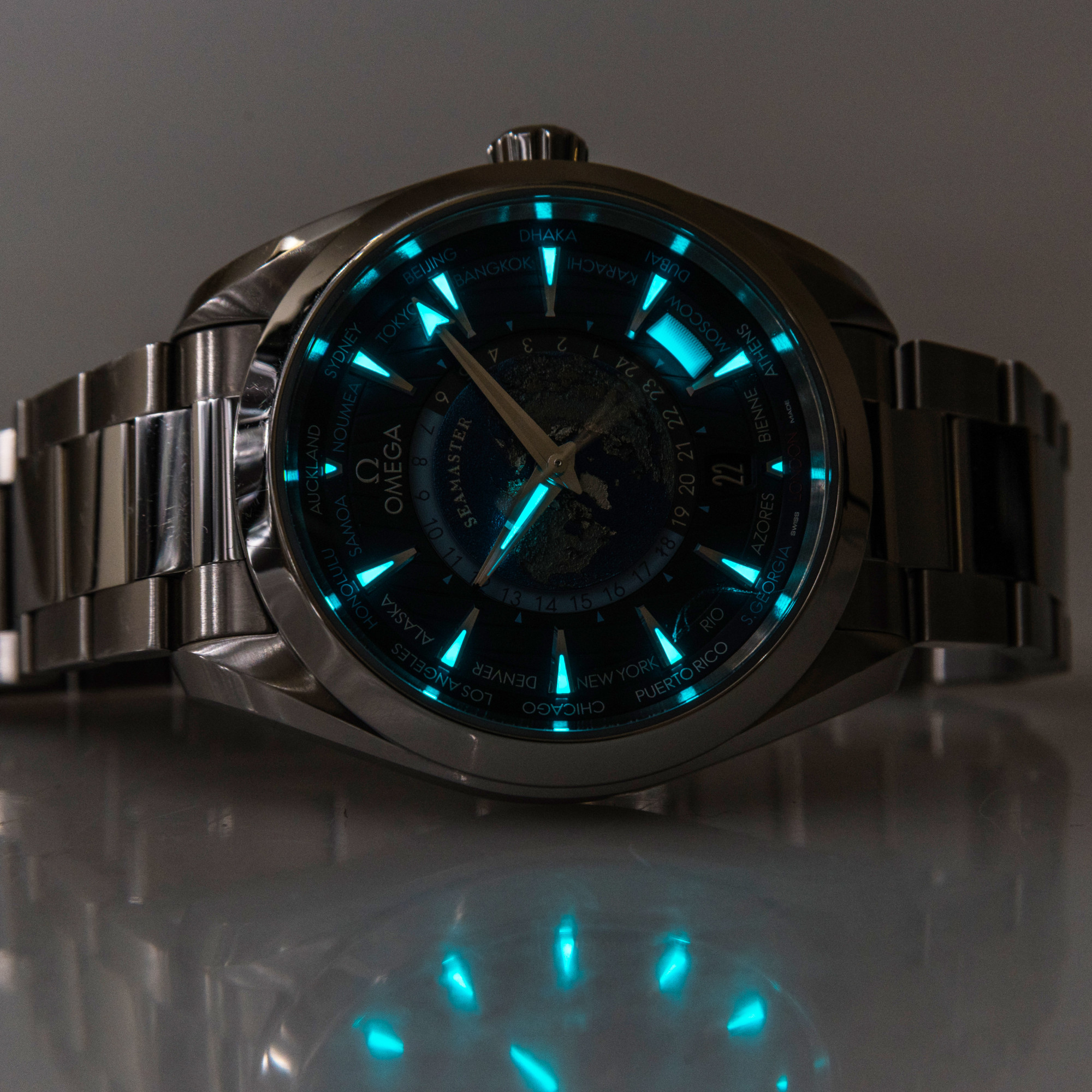 Omega Seamaster Aqua Terra GMT Worldtimer