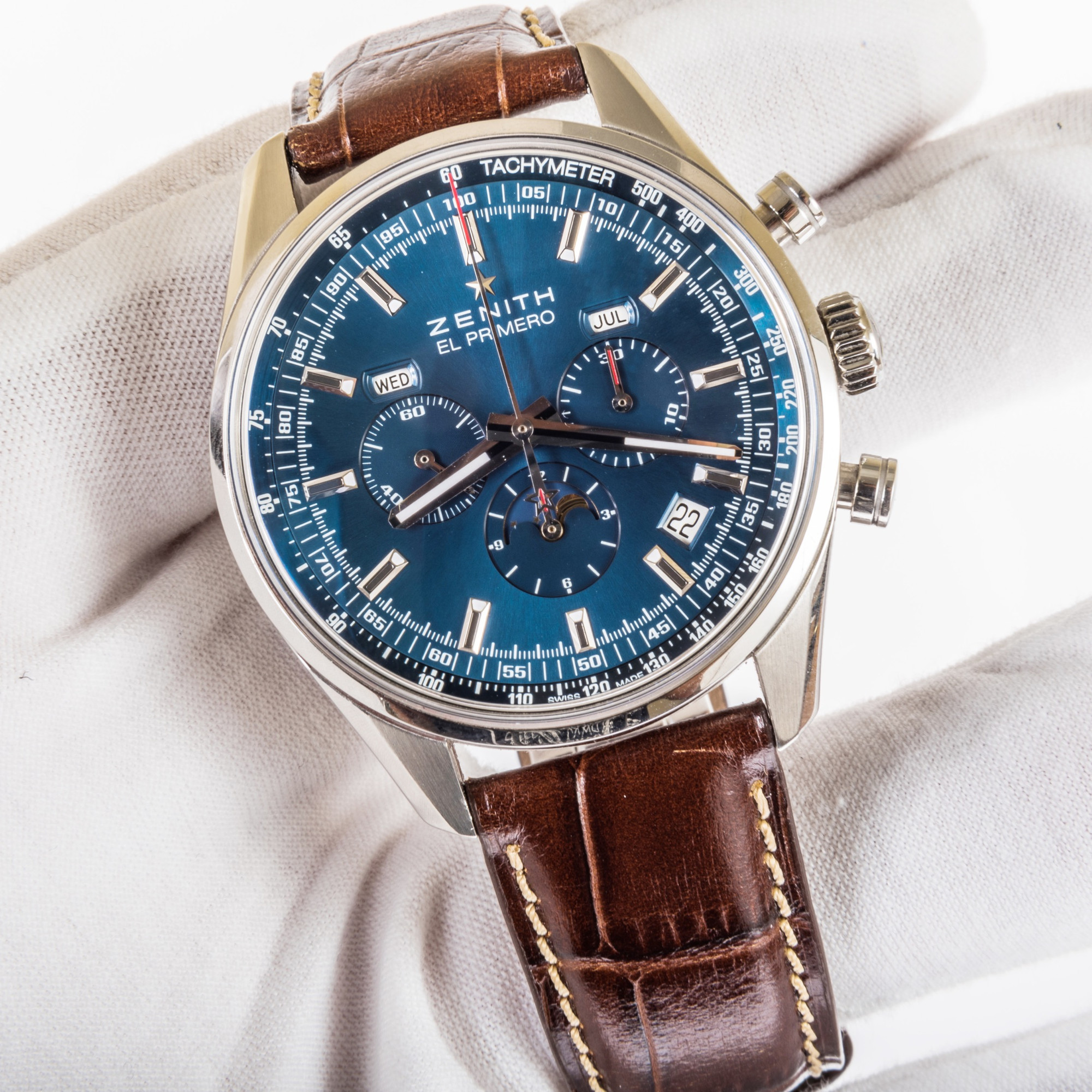 Zenith El Primero 410 Tribute to Charles Vermot *Blue Dial* *Limited Edition*