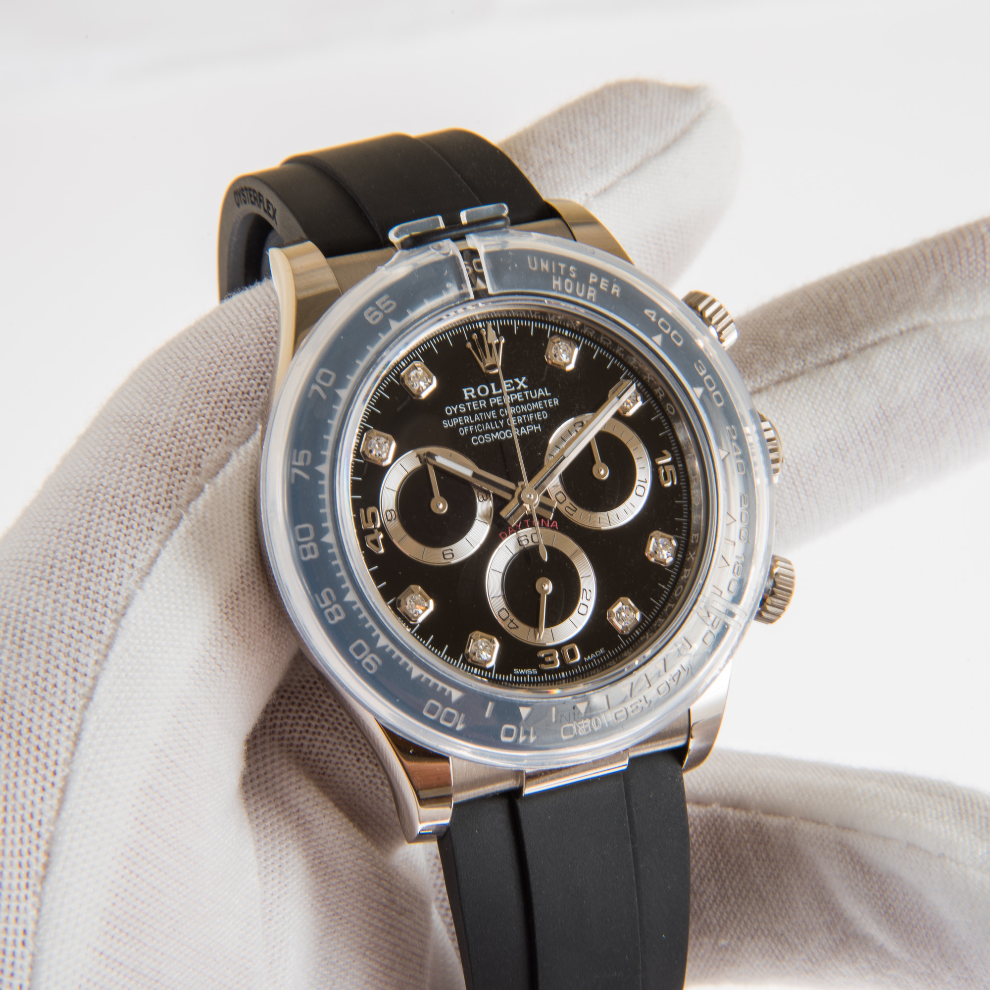 Rolex Cosmograph Daytona 116519LN *Factory Diamond Dial* *2022* *Wire Only*