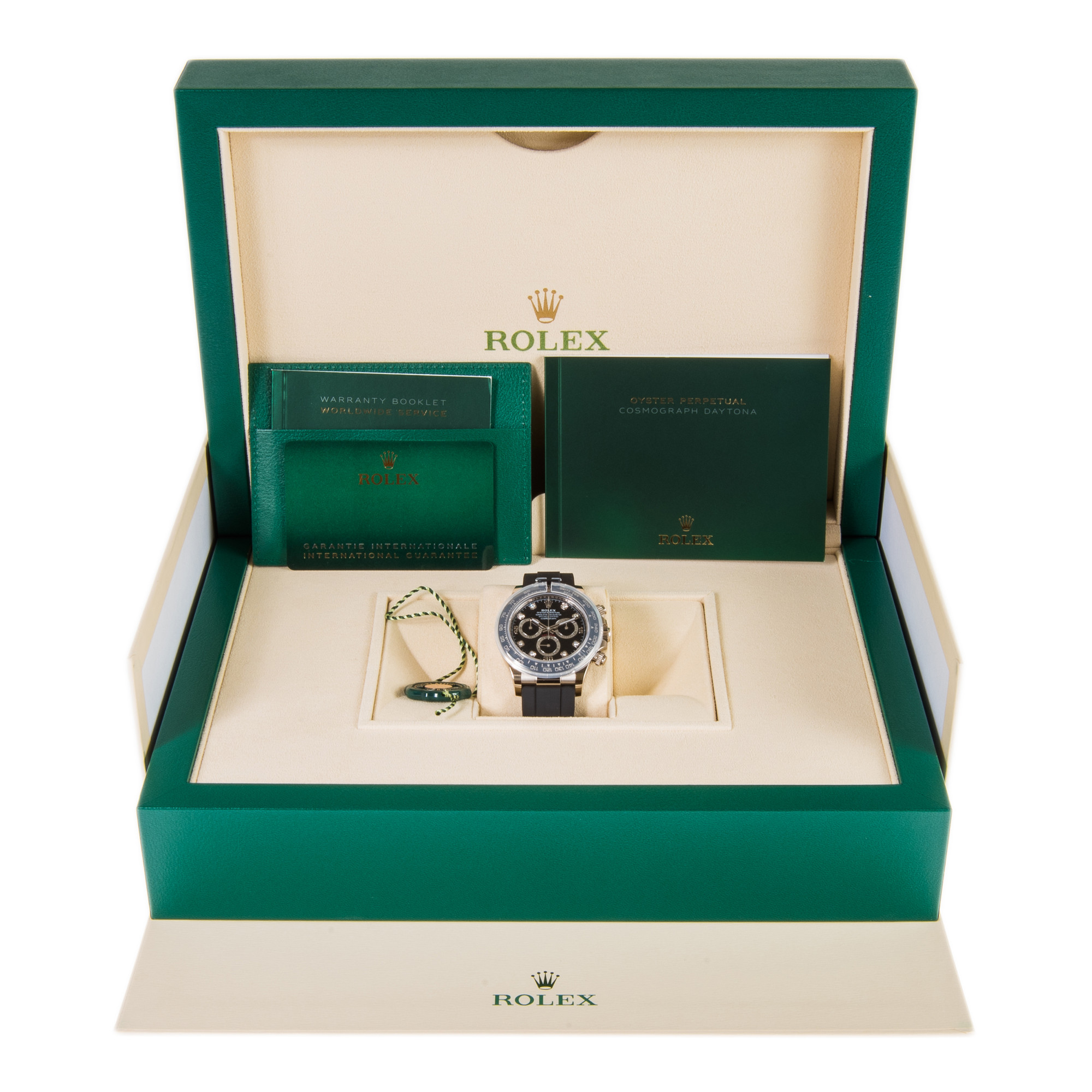 Rolex Cosmograph Daytona 116519LN *Factory Diamond Dial* *2022* *Wire Only*