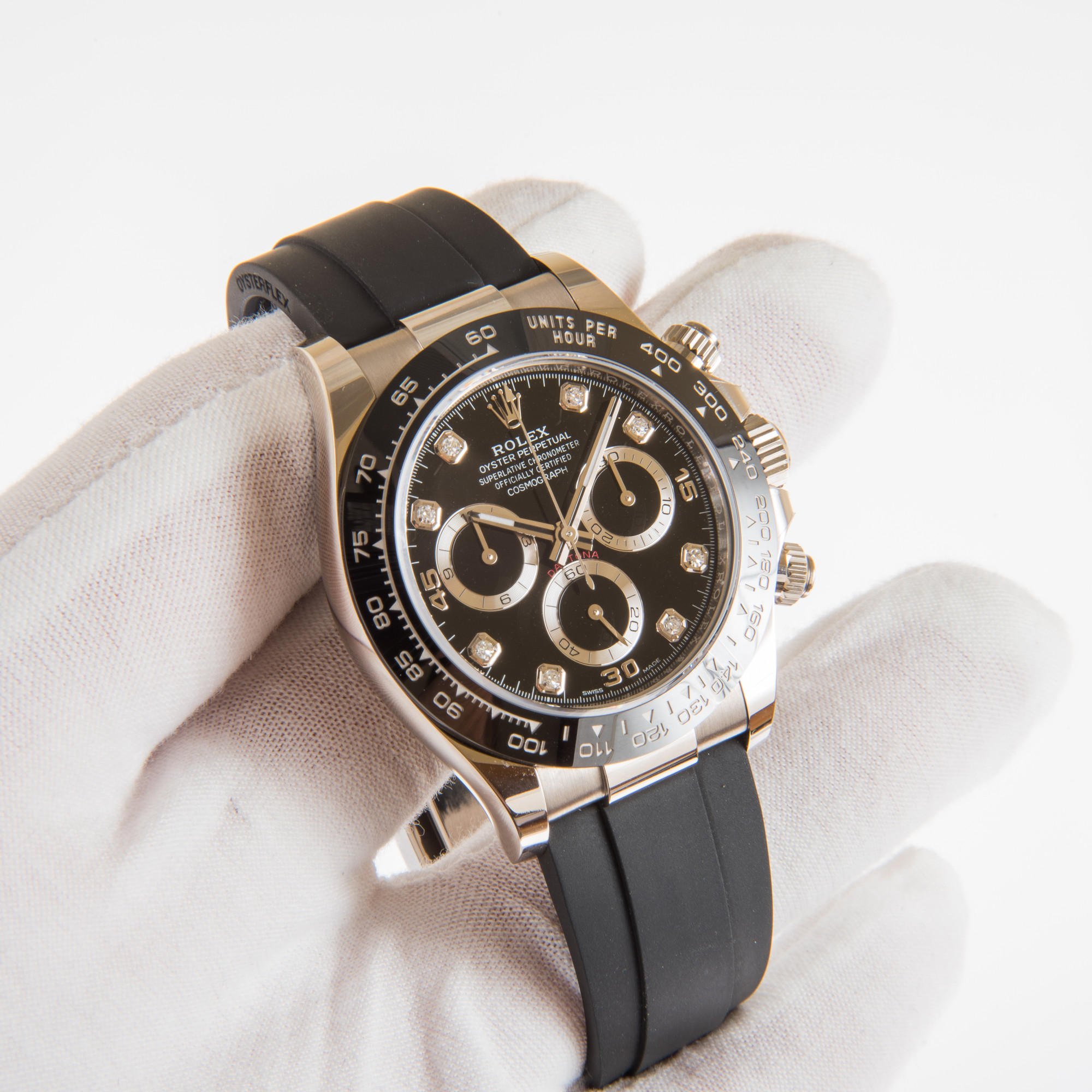 Rolex Cosmograph Daytona 116519LN *Factory Diamond Dial* *2022* *Wire Only*