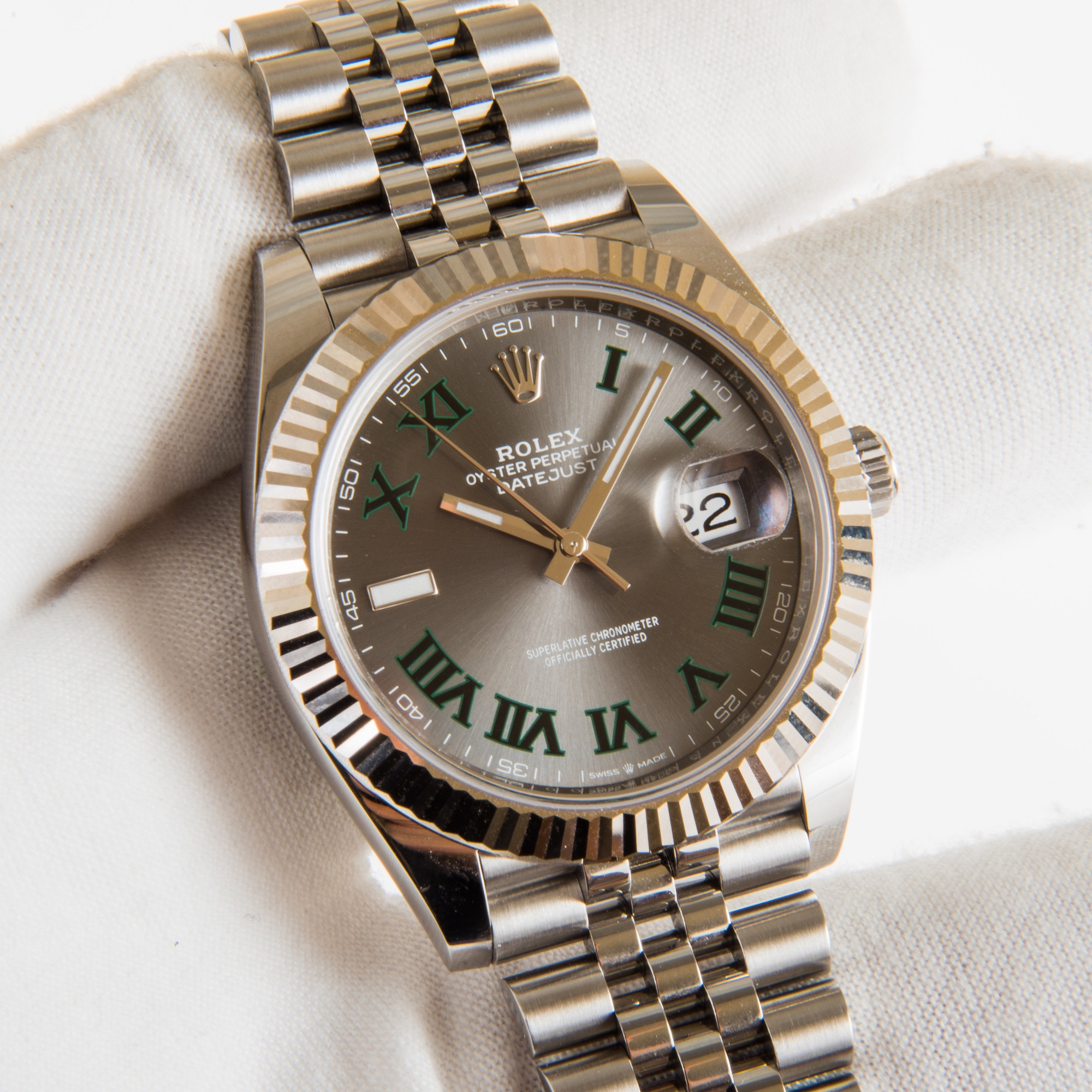 Rolex Datejust 41 126334 *Wimbeldon Dial* *2022* *Wire Only*