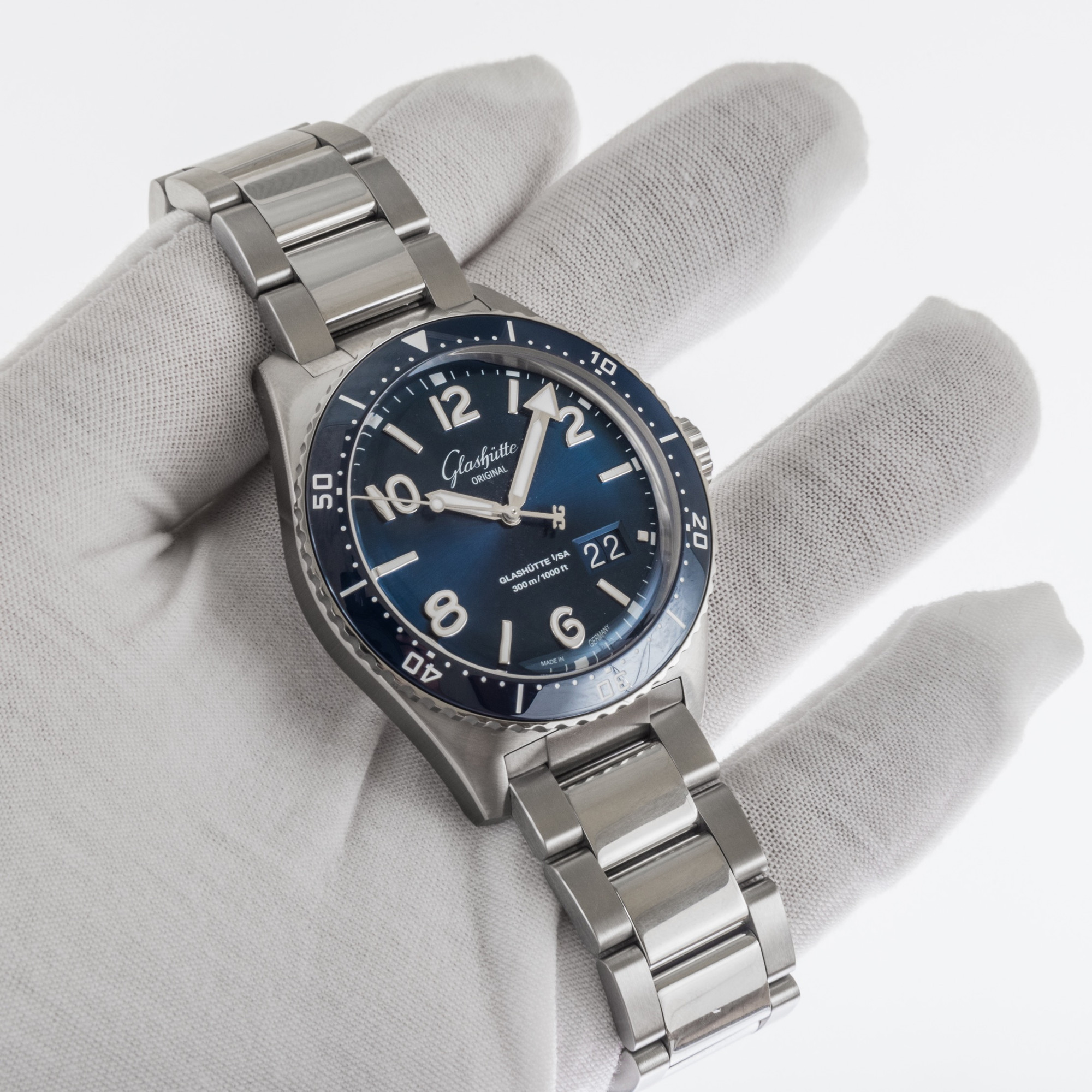 Glashutte SeaQ Panorama Date *2021* *Blue Dial*