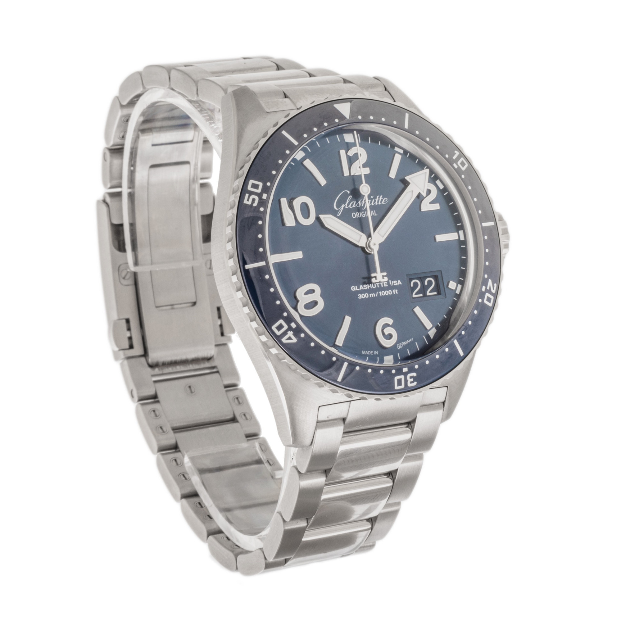 Glashutte SeaQ Panorama Date *2021* *Blue Dial*