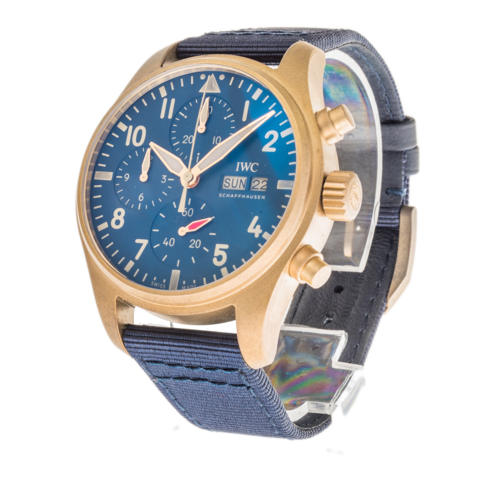 IWC Pilots Watch Chronograph 41 Bronze *Blue Dial* *2022*