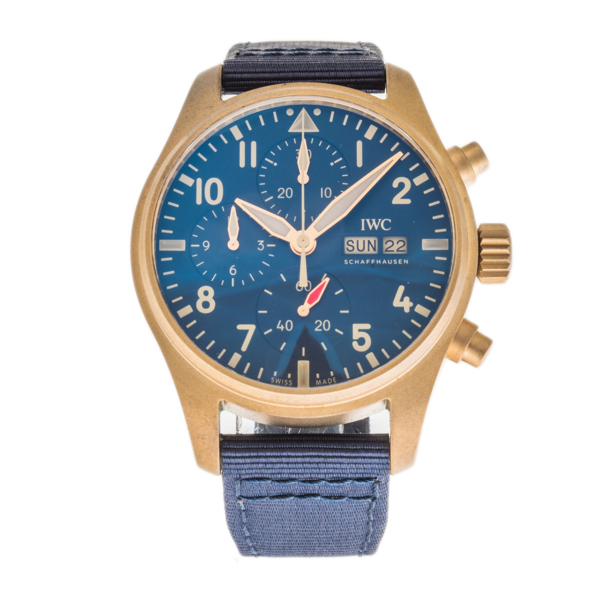 IWC Pilots Watch Chronograph 41 Bronze *Blue Dial* *2022*