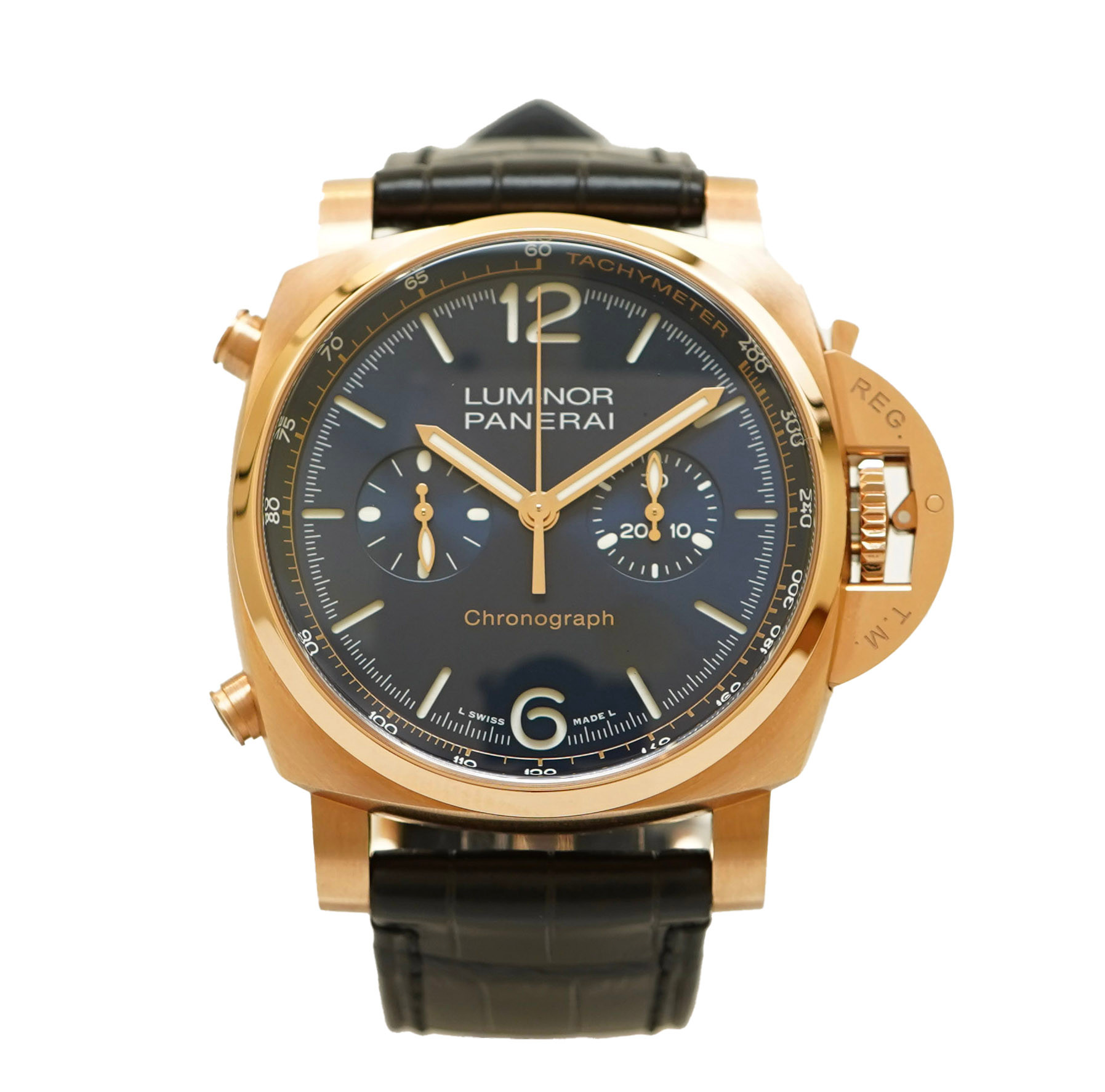 Panerai Luminor Chrono Goldtech Blu Notte PAM01111 *2021* *Limited