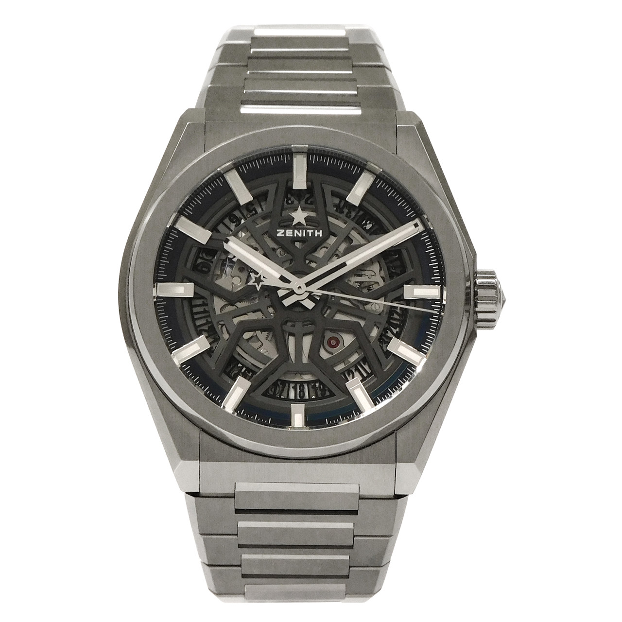 Zenith Defy Classic Titanium Blue Skeleton - DelrayWatch.com