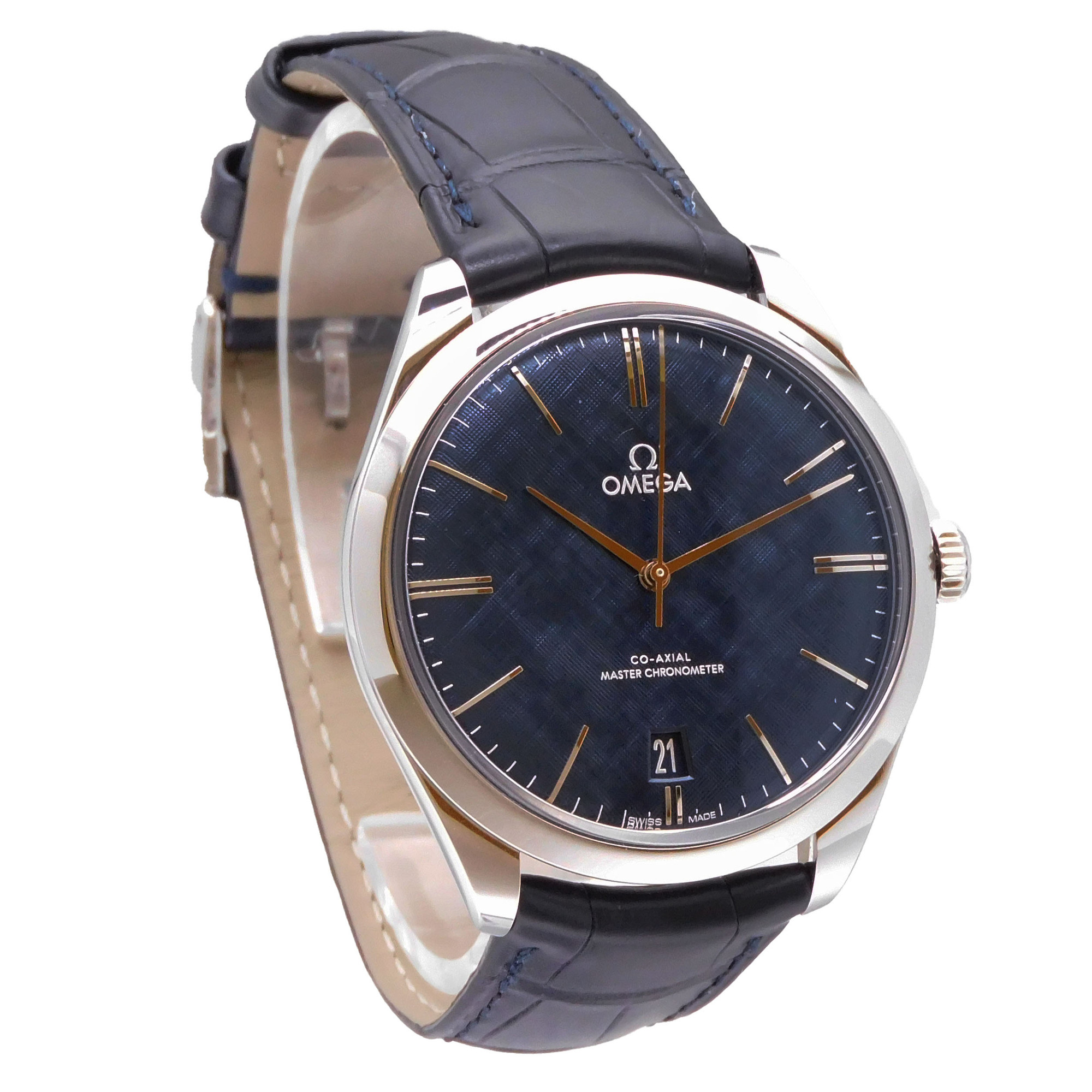 Omega De Ville TRÉSOR Co-Axial Master Chronometer 40mm *Blue Dial* *2022*- Inventory 3474