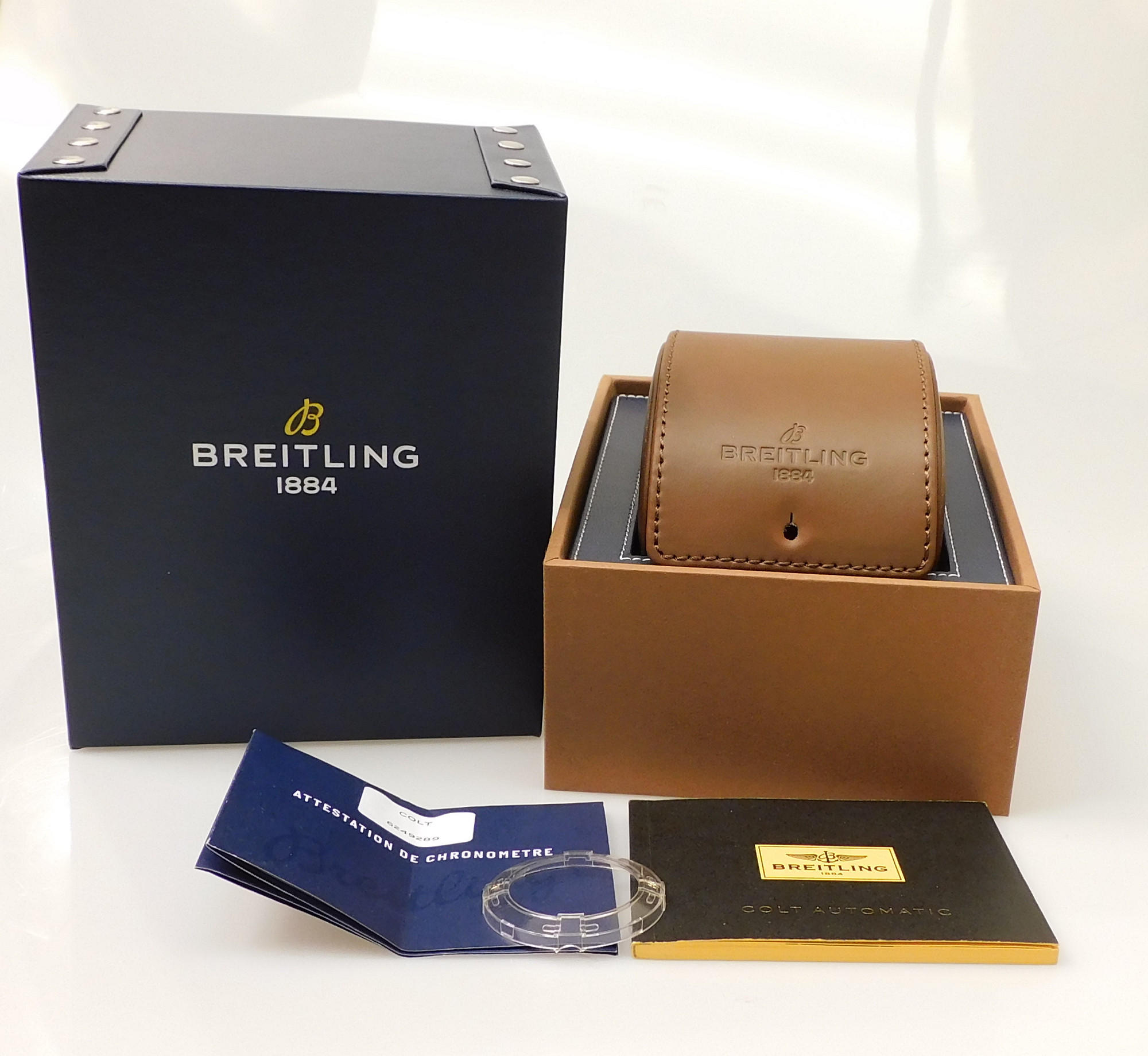 Breitling Colt Automatic A17388 Blue Dial