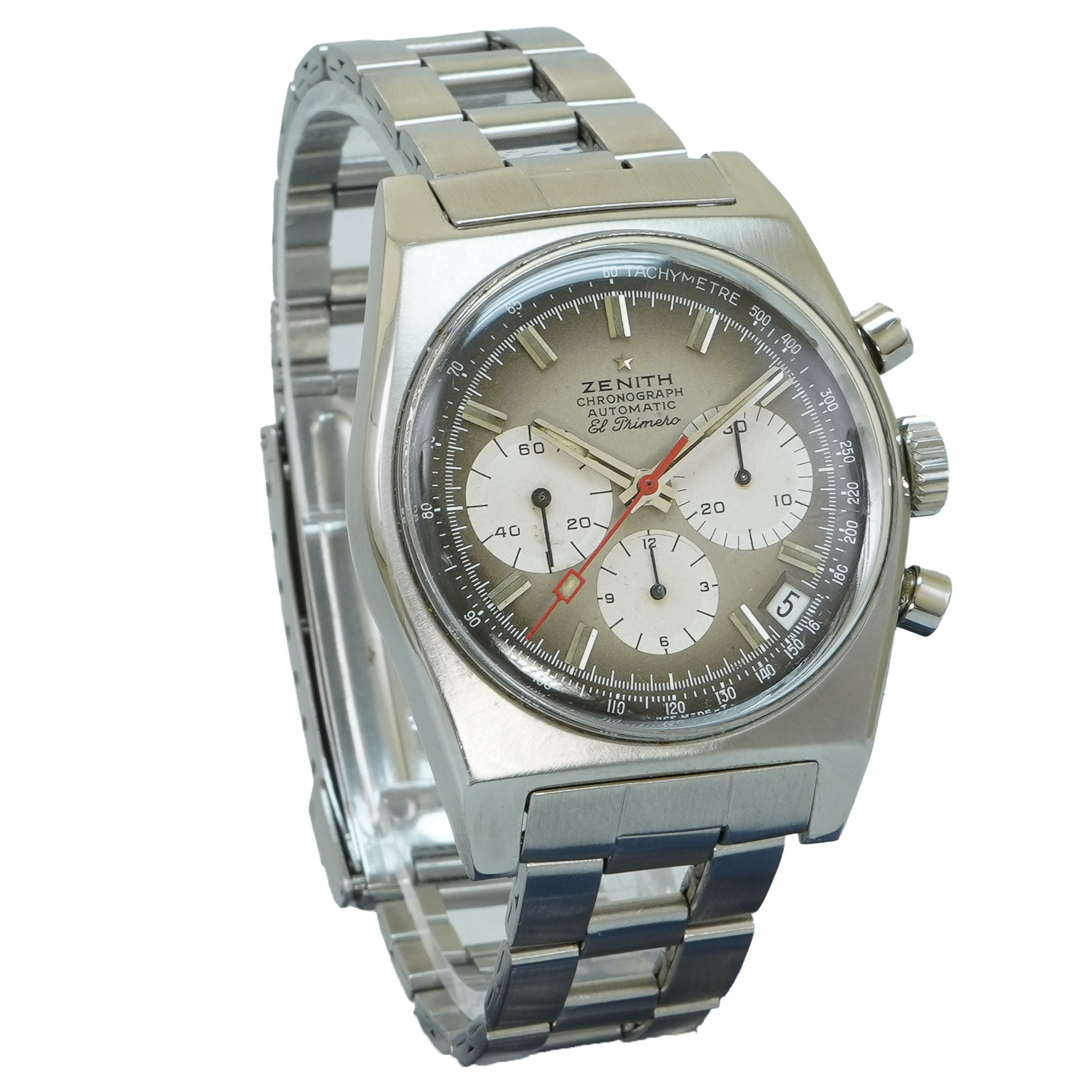 Zenith Vintage El Primero A385 Chronograph *Gay Freres Bracelet* - Inventory 3398