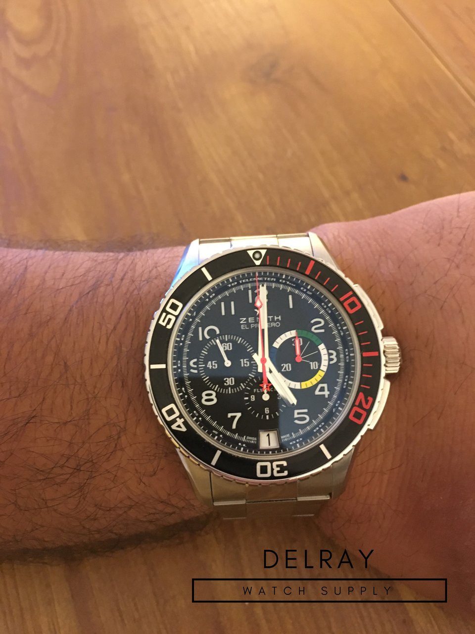 Zenith El Primero Stratos Flyback Rainbow - DelrayWatch.com