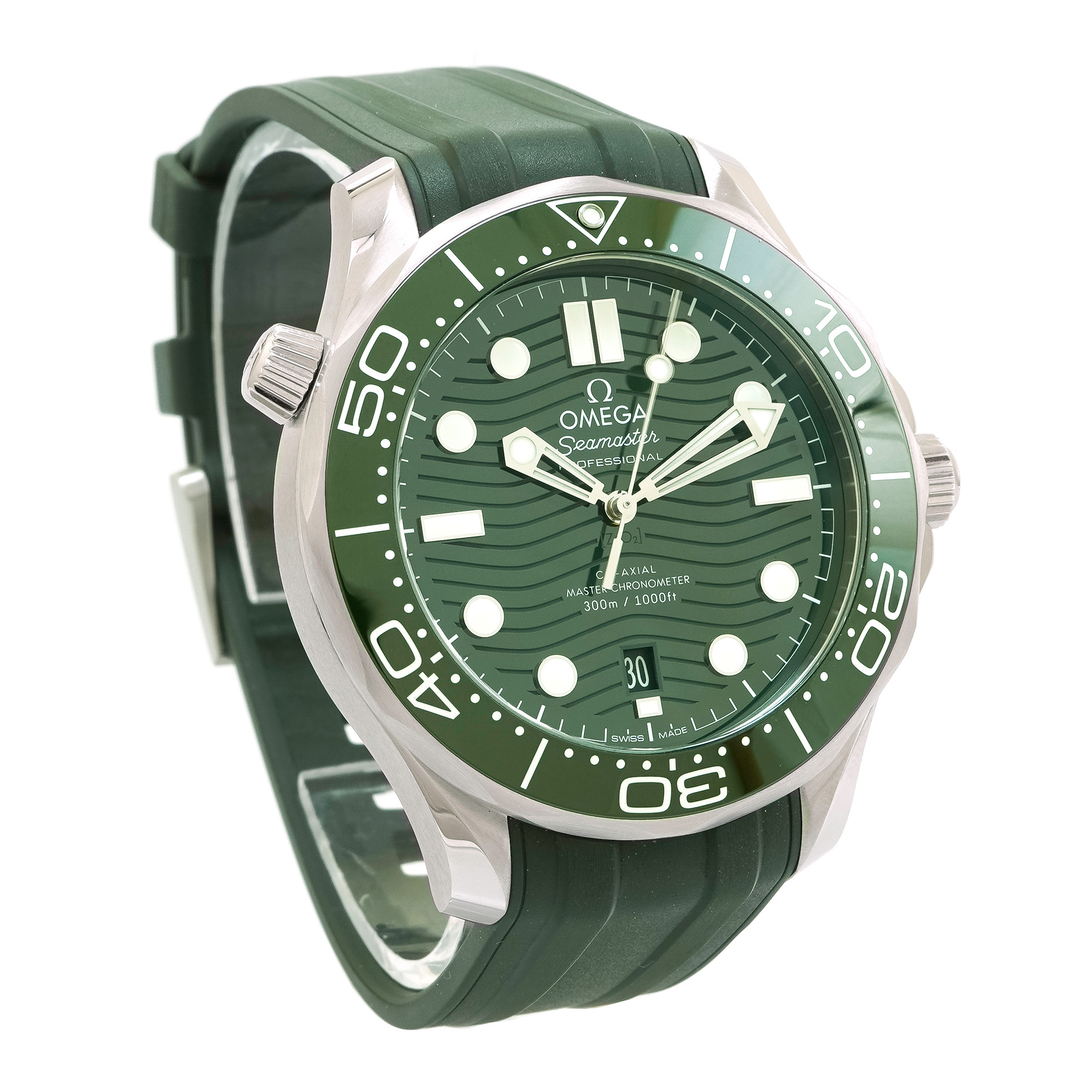 Omega Seamaster Diver 300M *Green* *Unworn* - Inventory 3678