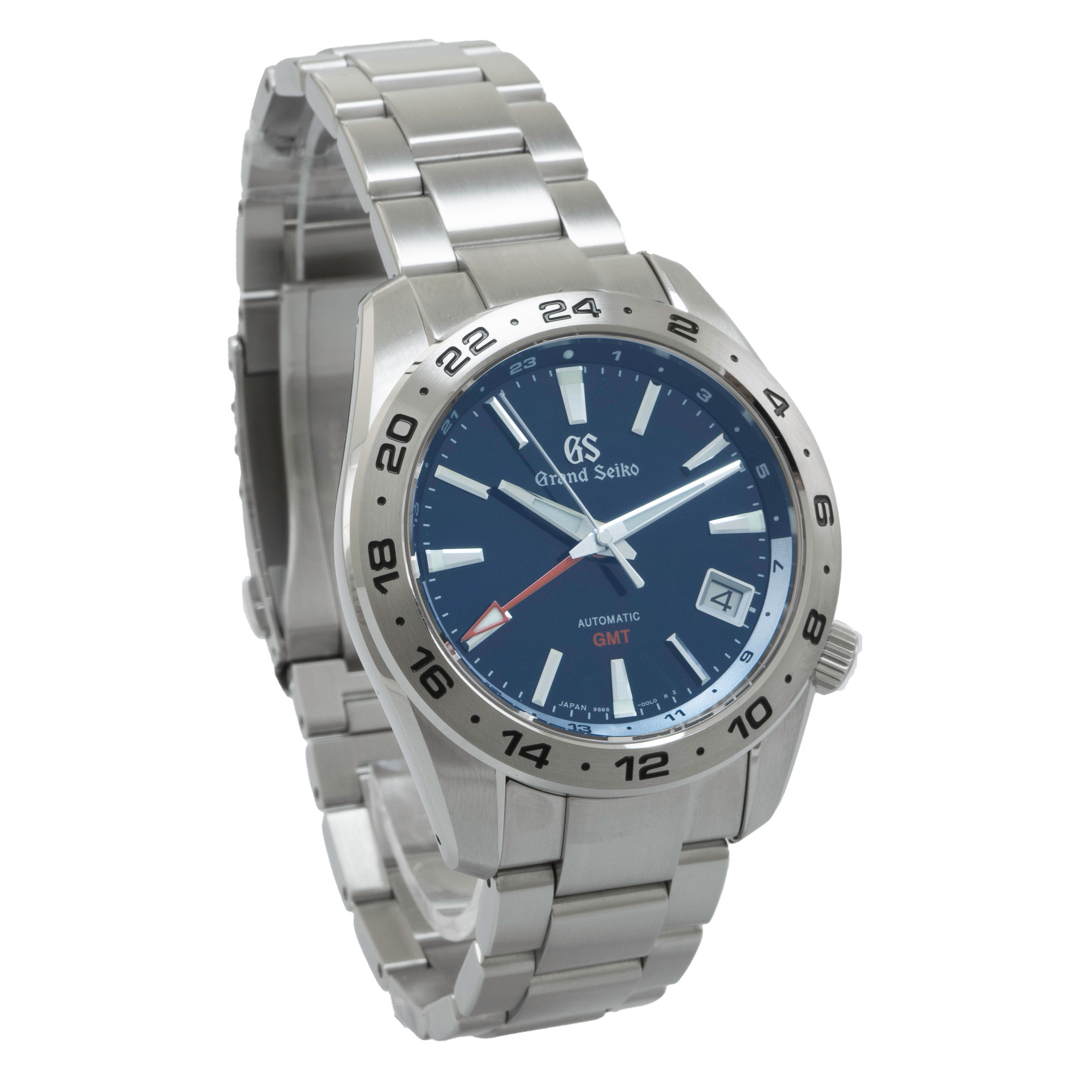 Grand Seiko Sport Collection Mechanical GMT SBGM245 *Blue Dial* - Inventory 3711