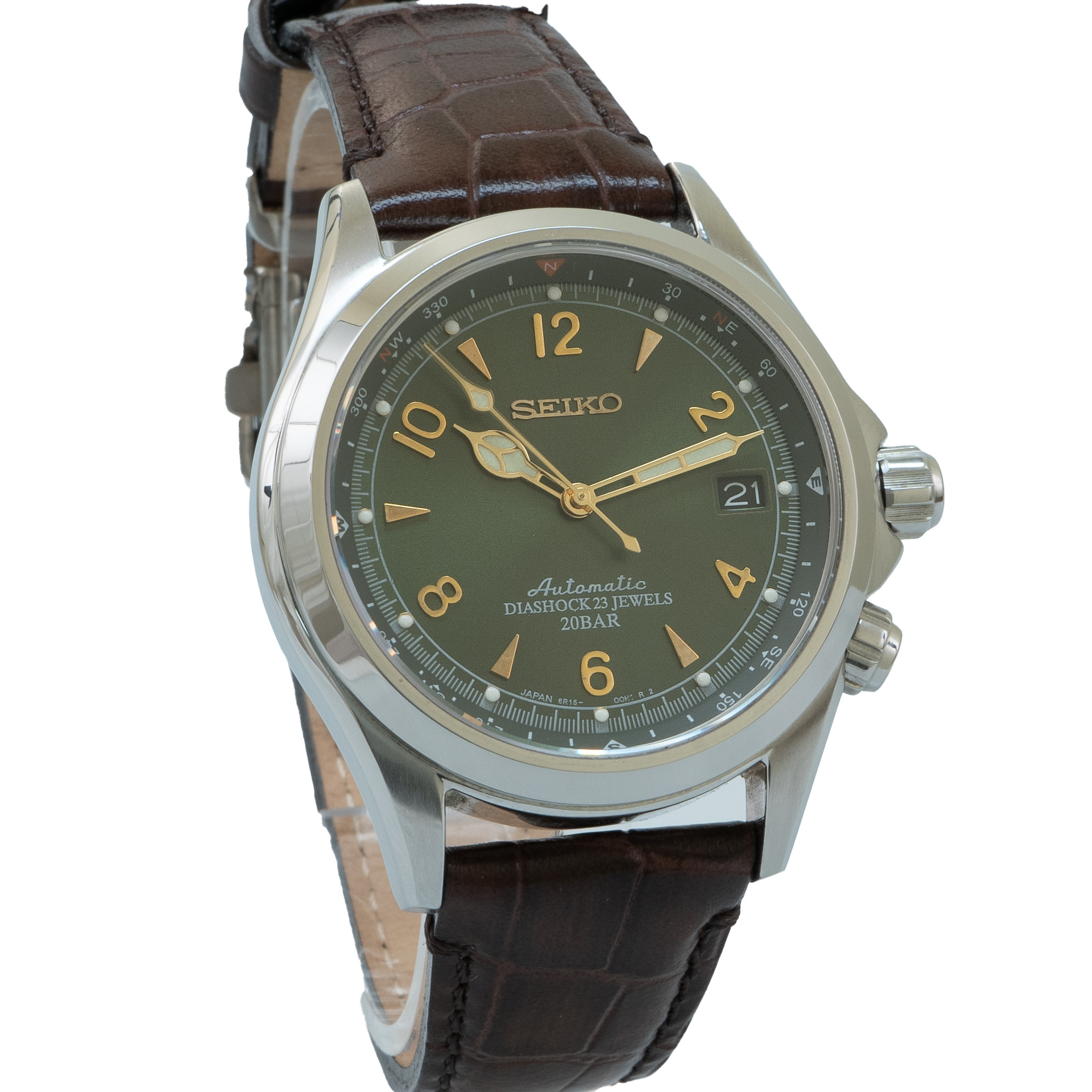 Seiko Alpinist SARB017 6R15-00E1 - Inventory 3794 - DelrayWatch.com