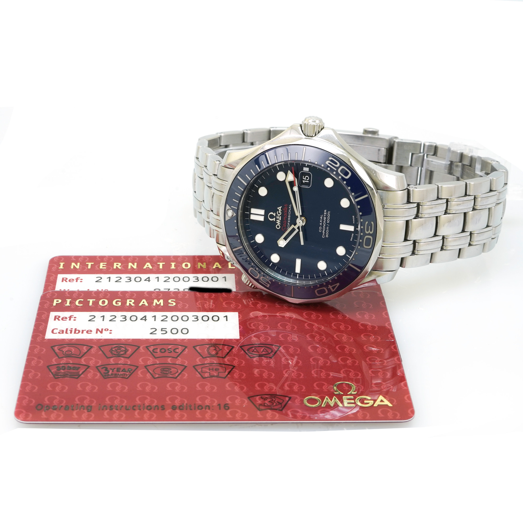 Omega Seamaster Diver 300M 41mm *Blue Dial*- Inventory 3905