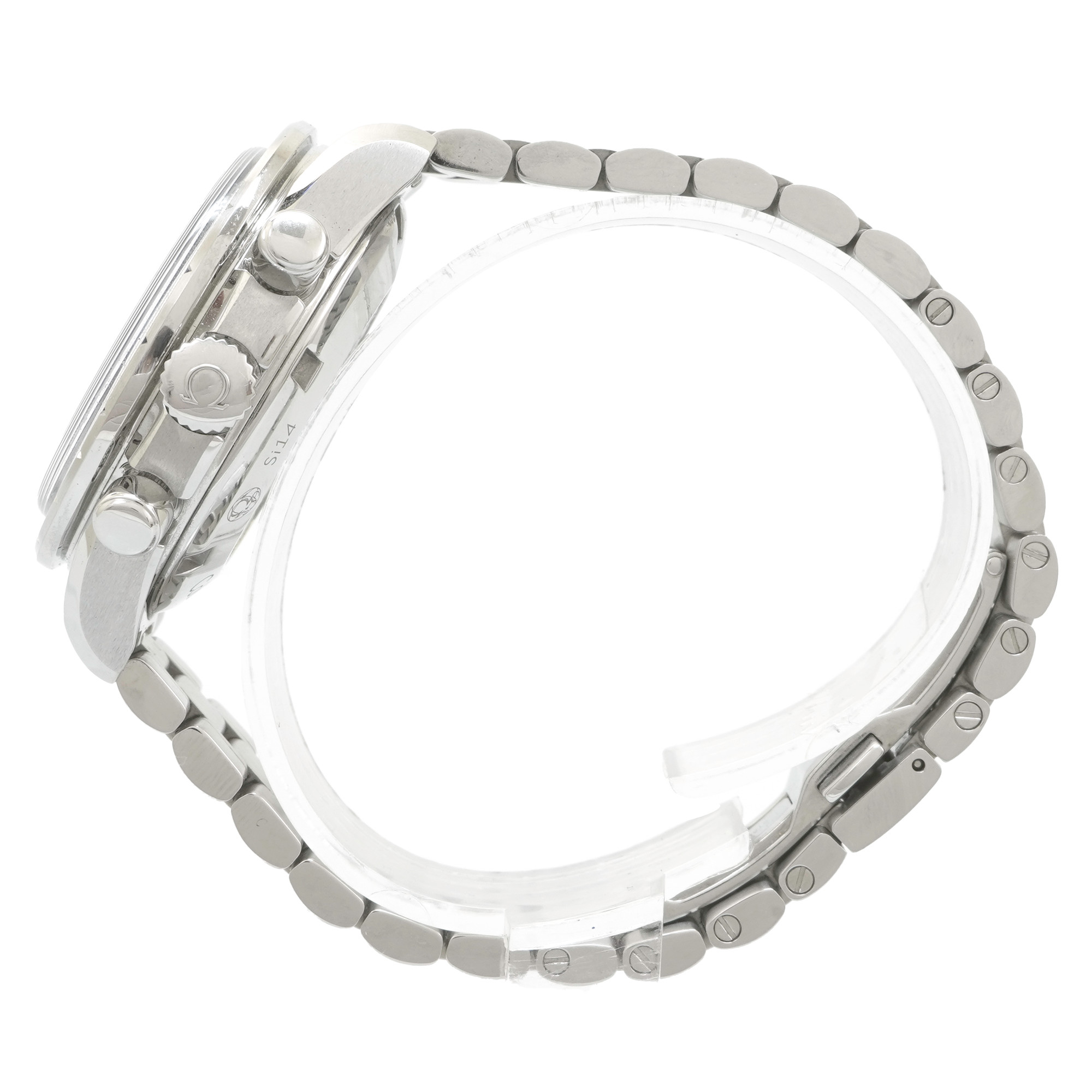 Omega Speedmaster 38 Co-Axial Chronometer Chronograph *Blue Dial* - Inventory 3985