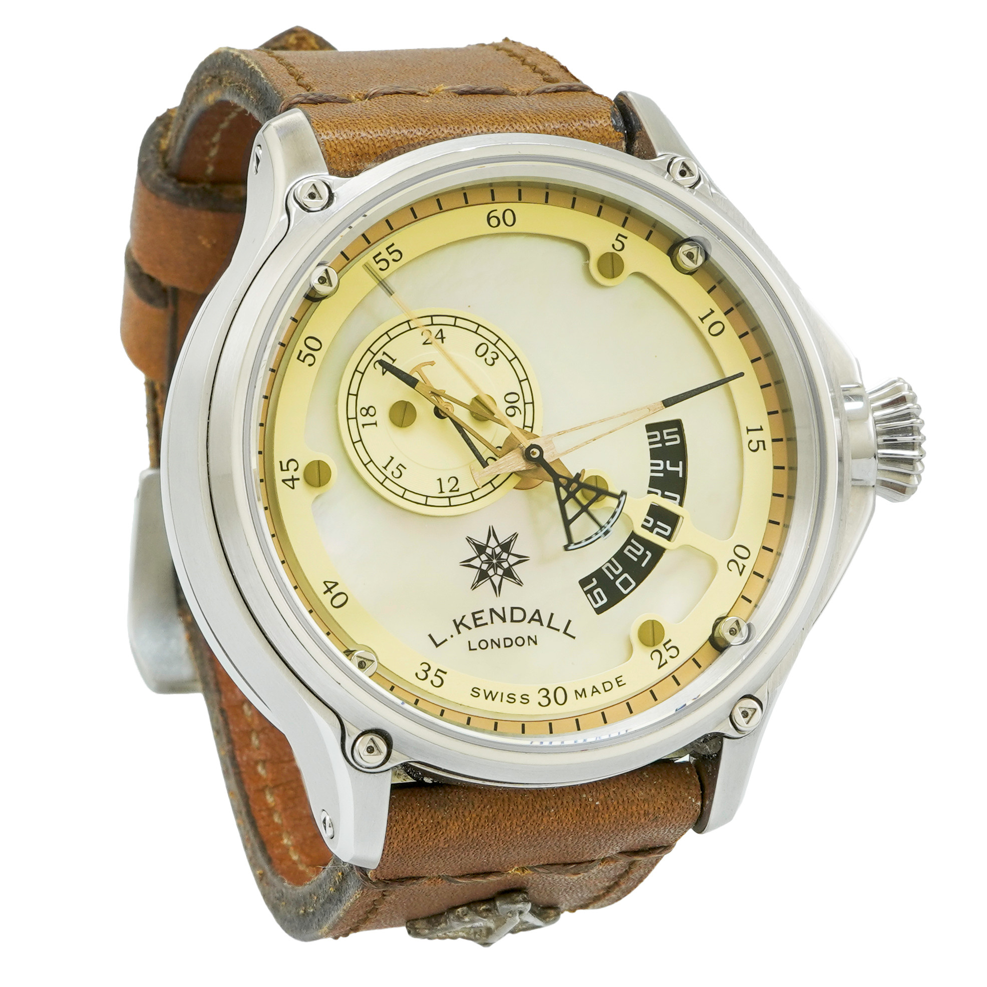 L. Kendall K7 Large Date K7-004A *MOP Dial* 46mm - Inventory 4028