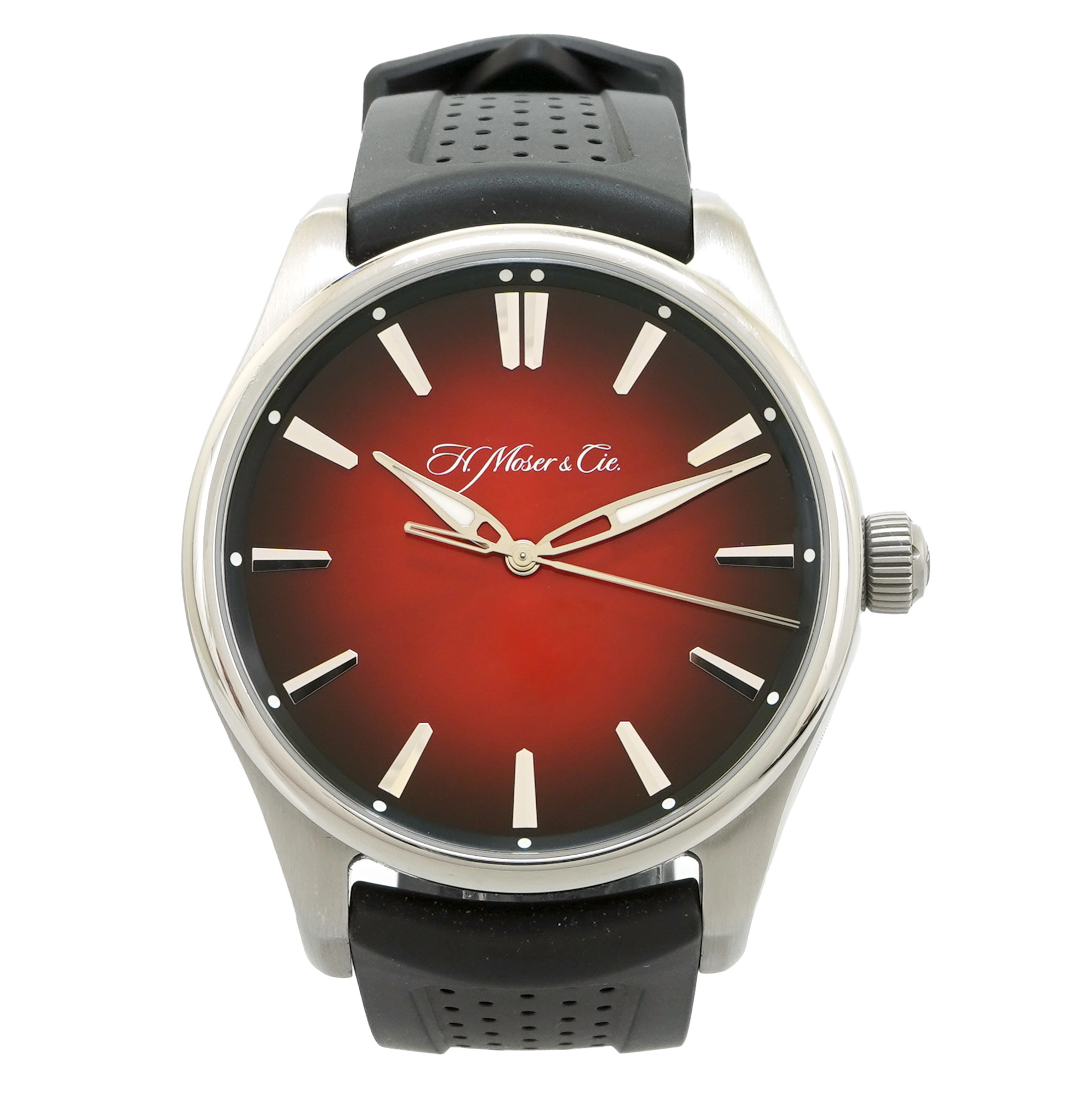 H. Moser Pioneer Red Dial 3200-1207 *2021* - Inventory 4029