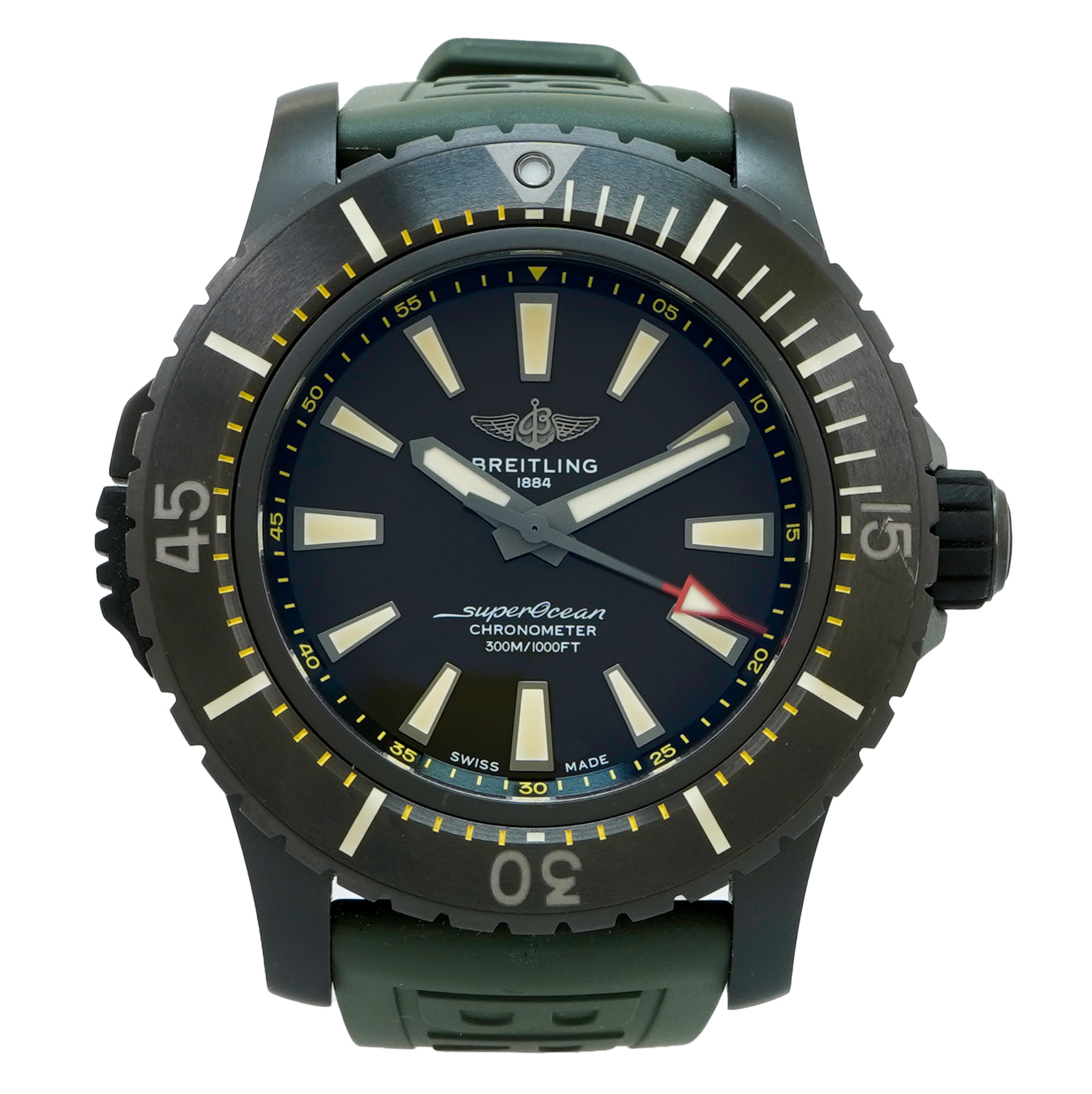 Breitling V17369 Superocean Automatic 48 *Green Dial* - Inventory 4018