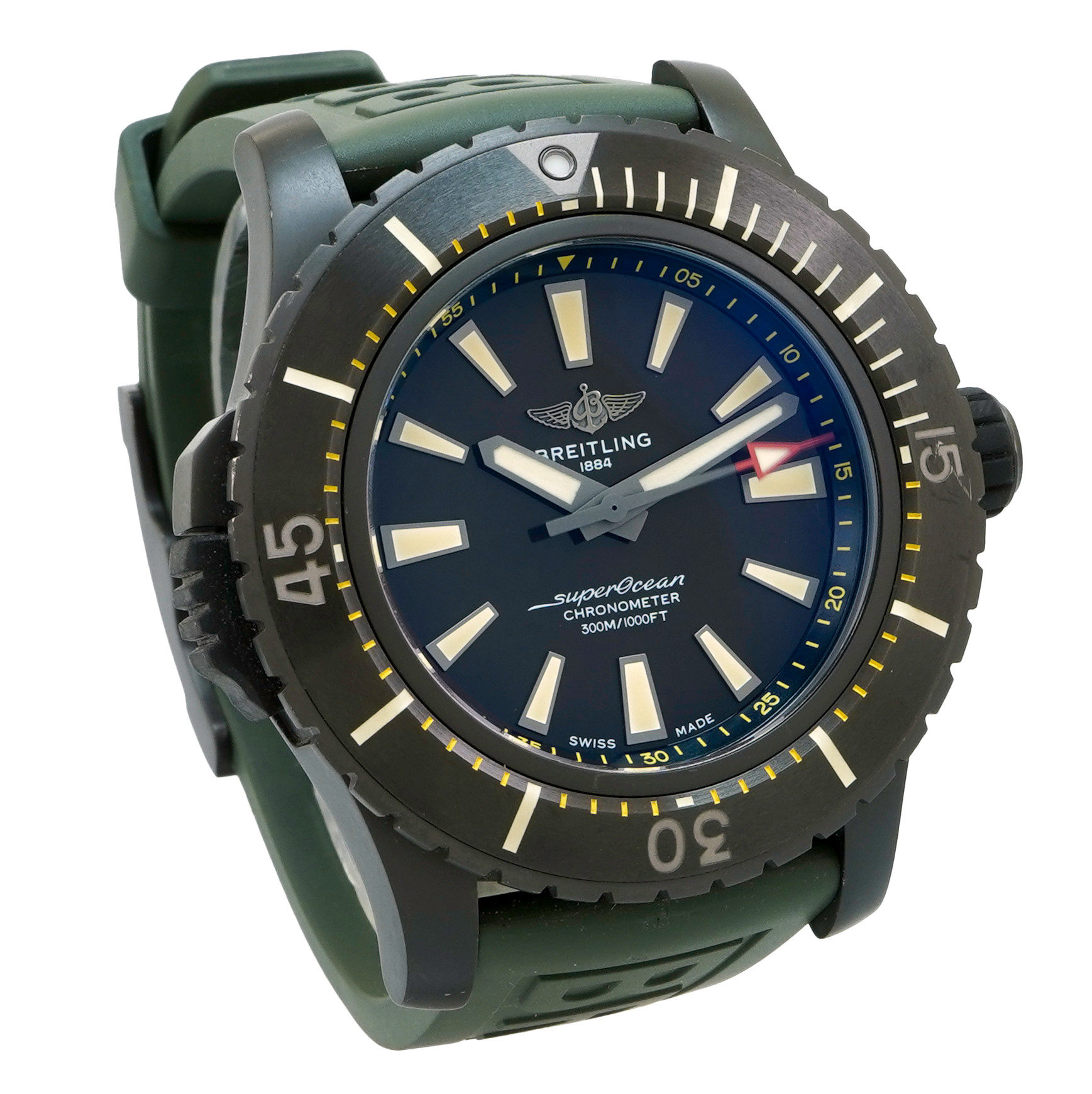 Breitling V17369 Superocean Automatic 48 *Green Dial* - Inventory