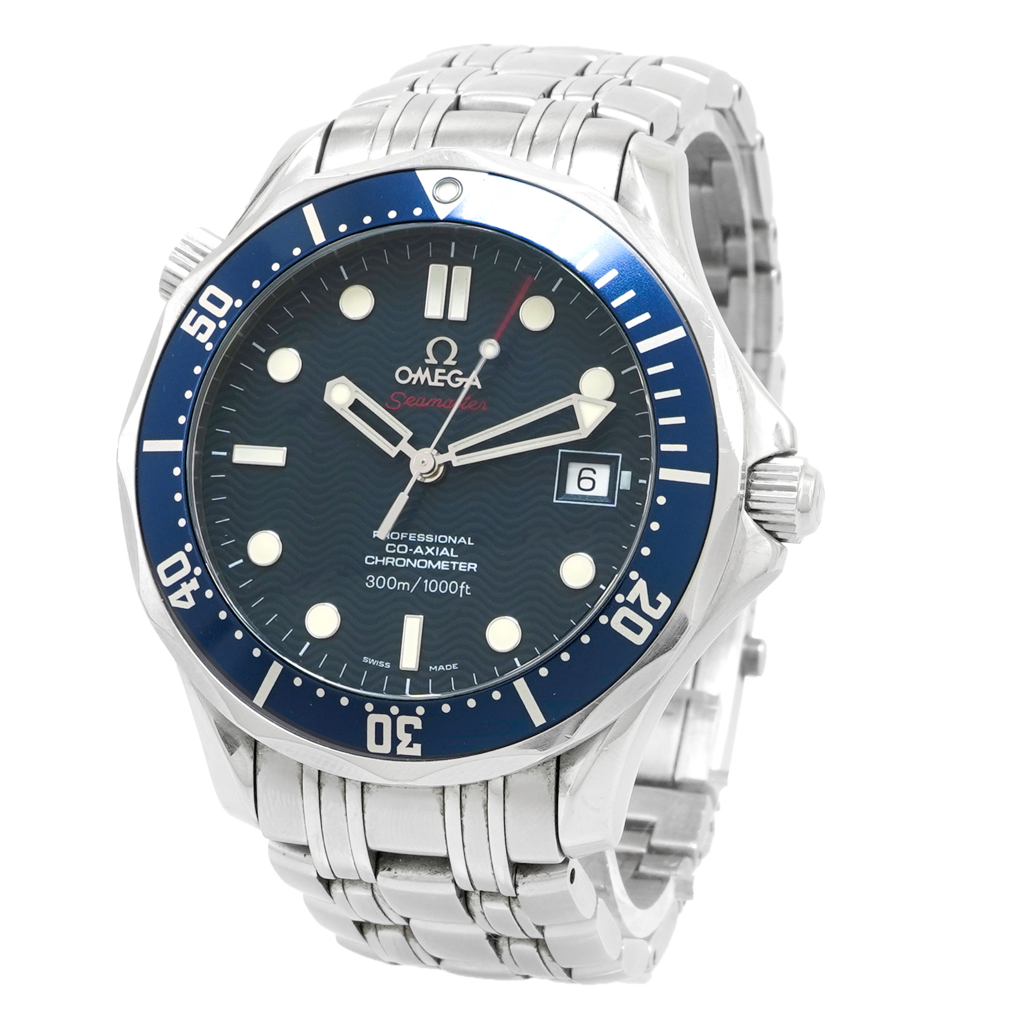 Omega Seamaster Co-Axial Diver 300 *Blue Dial*- Inventory 4068