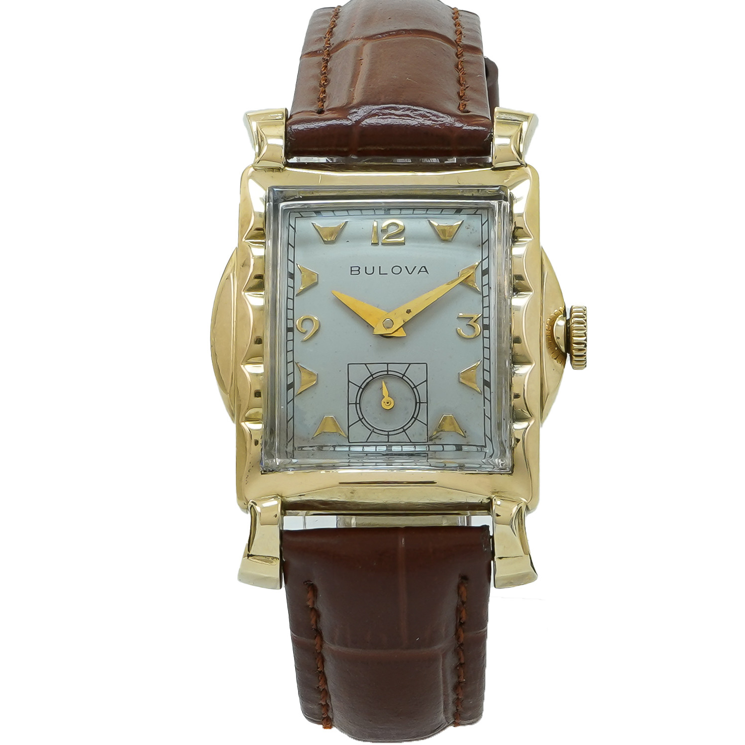 Bulova Deco Blue Dial *Vintage* *1958* - Inventory 4056