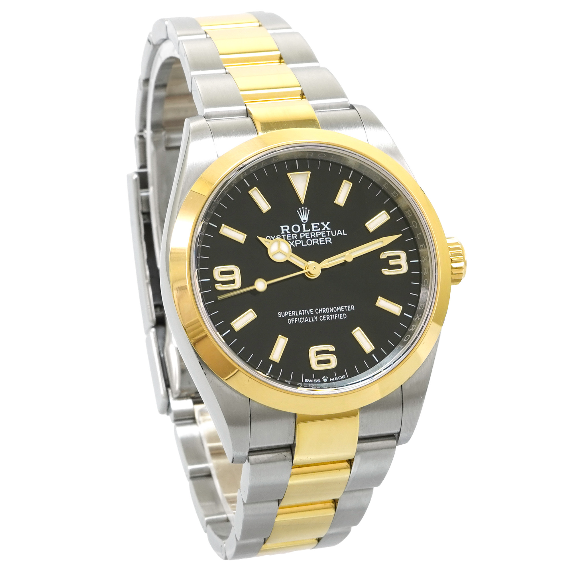 Rolex Explorer 36 Steel and Gold 124273 *2021* - Inventory 4235