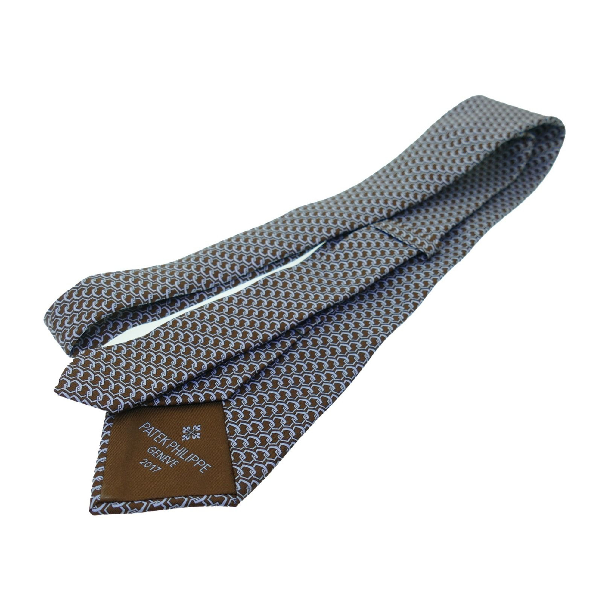 Patek Philippe Brown Pattern Tie