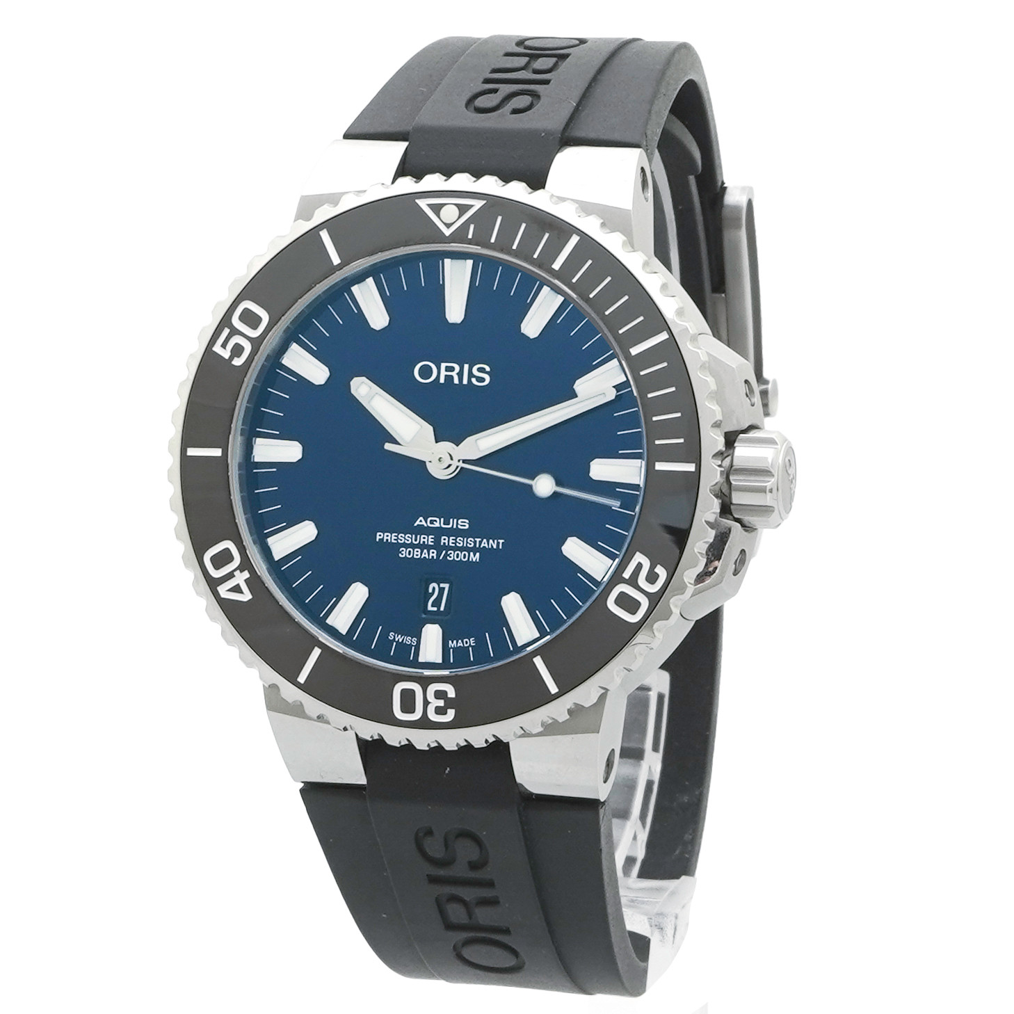 Oris Aquis Date Blue - Inventory 4350