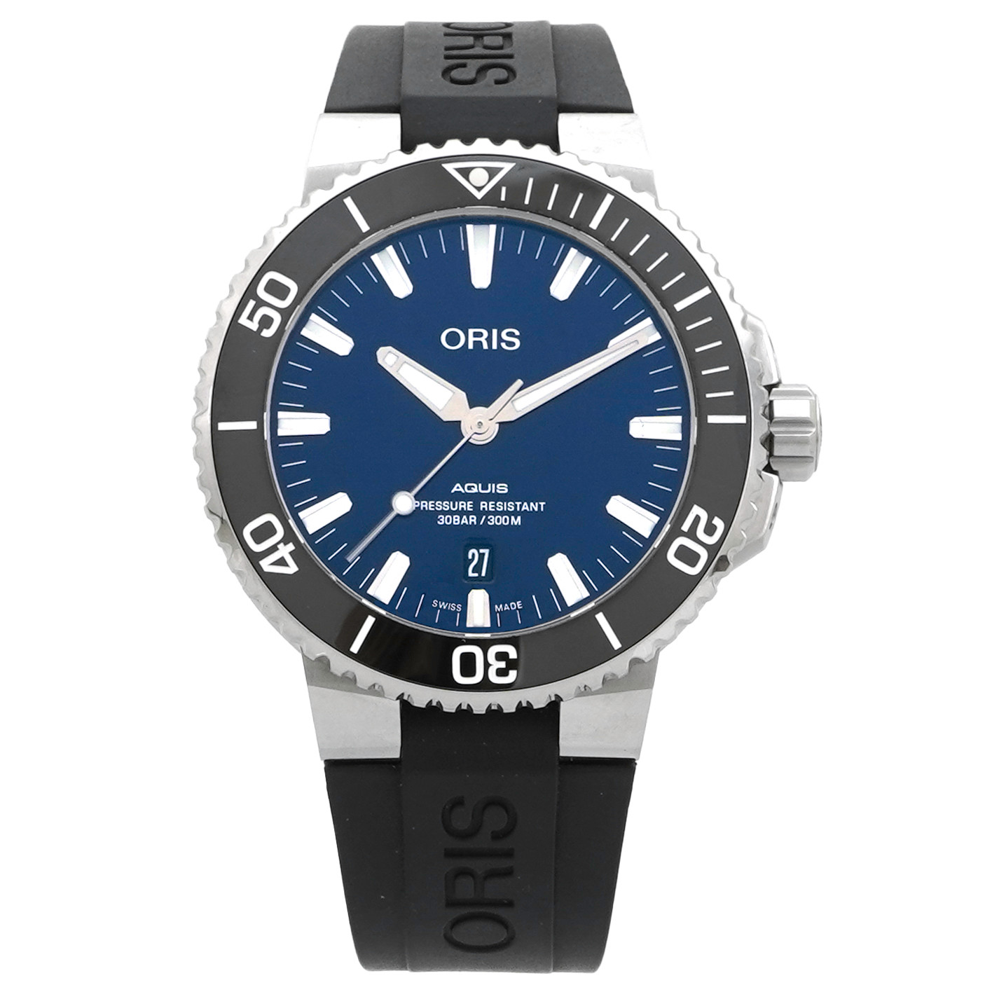 Oris Aquis Date Blue - Inventory 4350