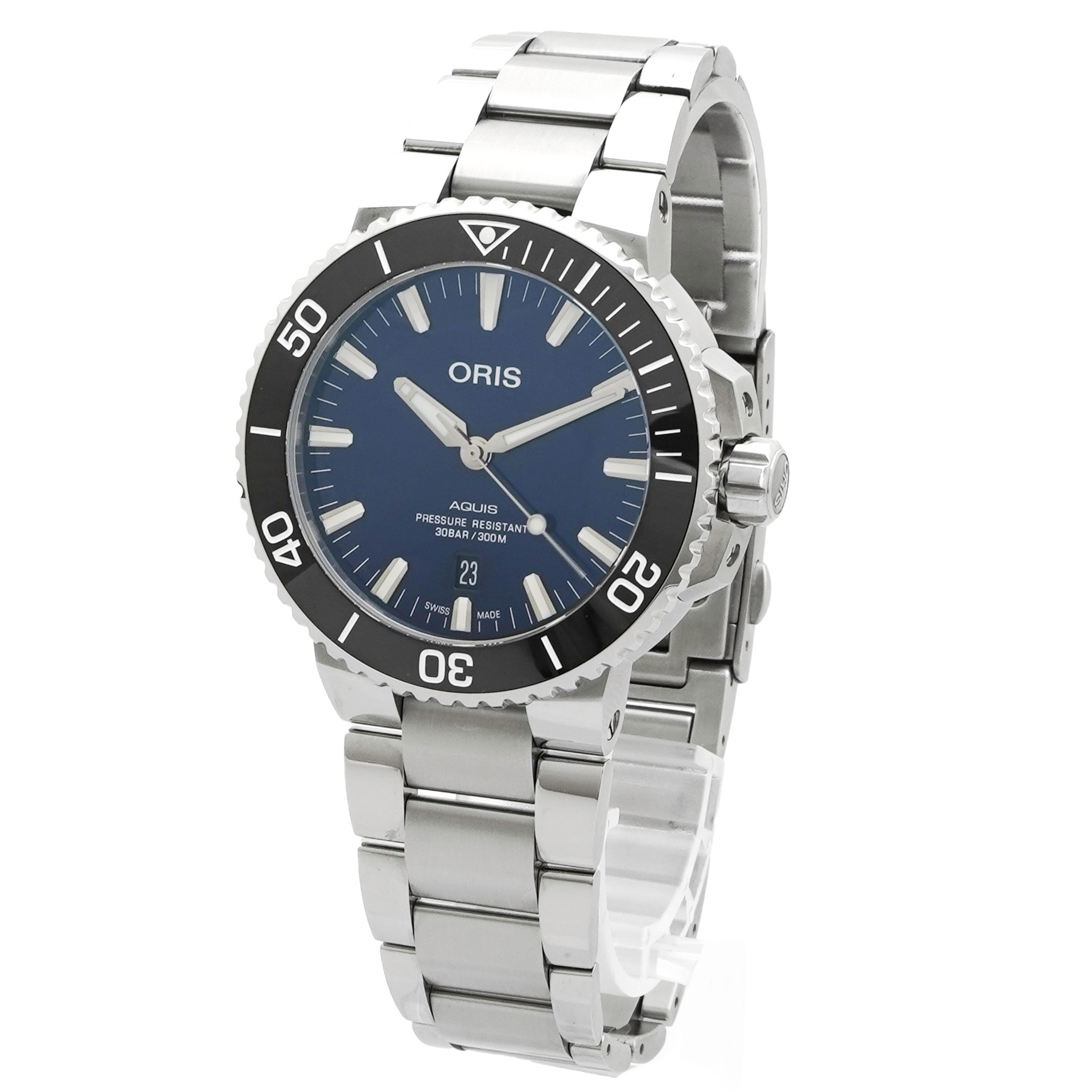 Oris Aquis Date Blue - Inventory 4349