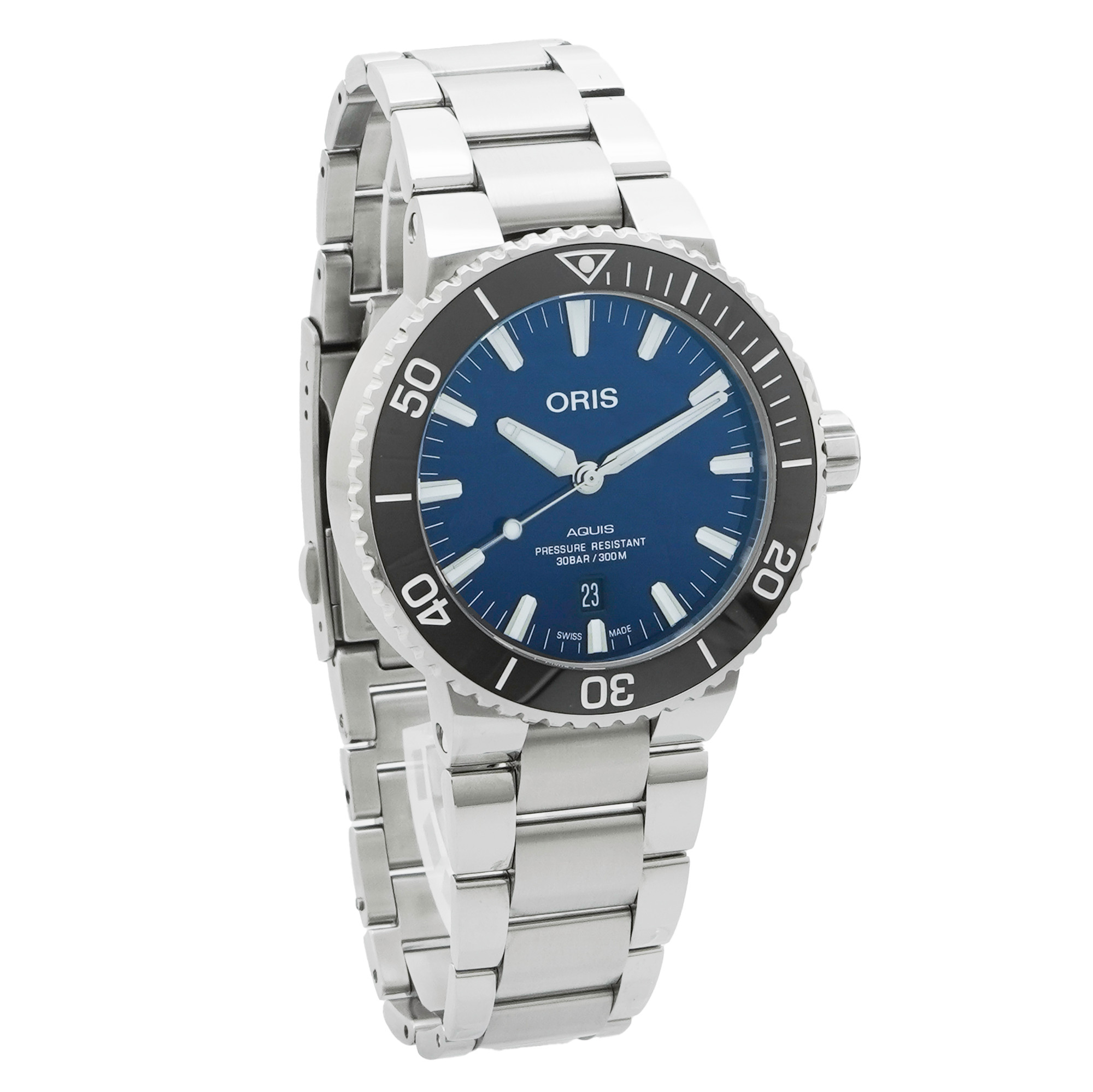 Oris Aquis Date Blue - Inventory 4349