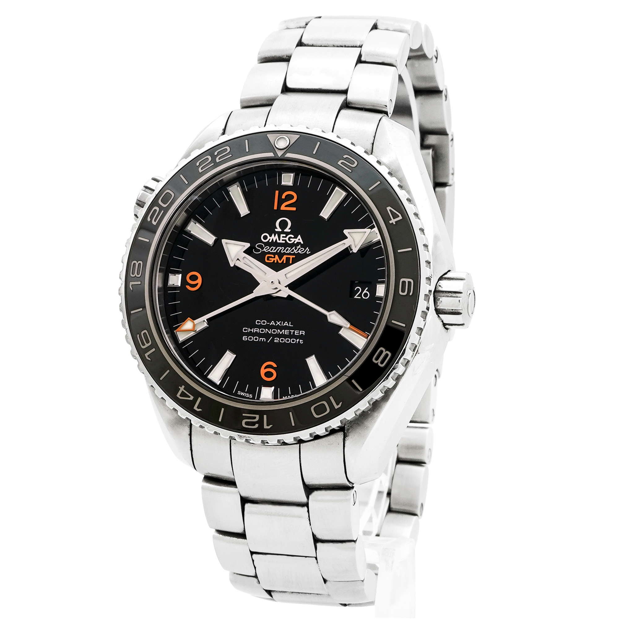 Omega Planet Ocean 600M Co-Axial Chronometer GMT 43.5mm - Inventory 4402