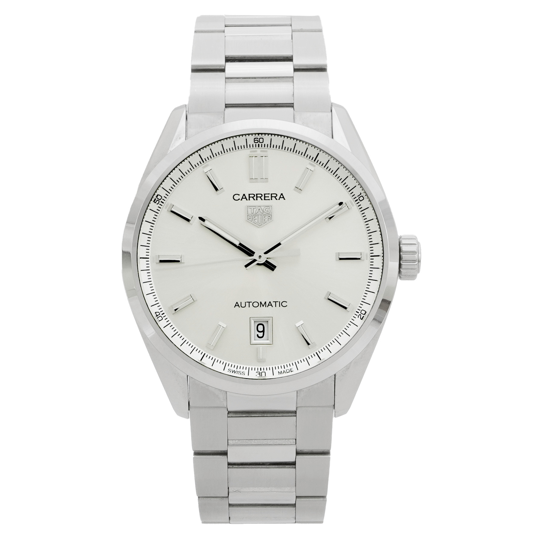 TAG Heuer Carrera Date 39mm WBN2111 - Inventory 4410 - DelrayWatch.com