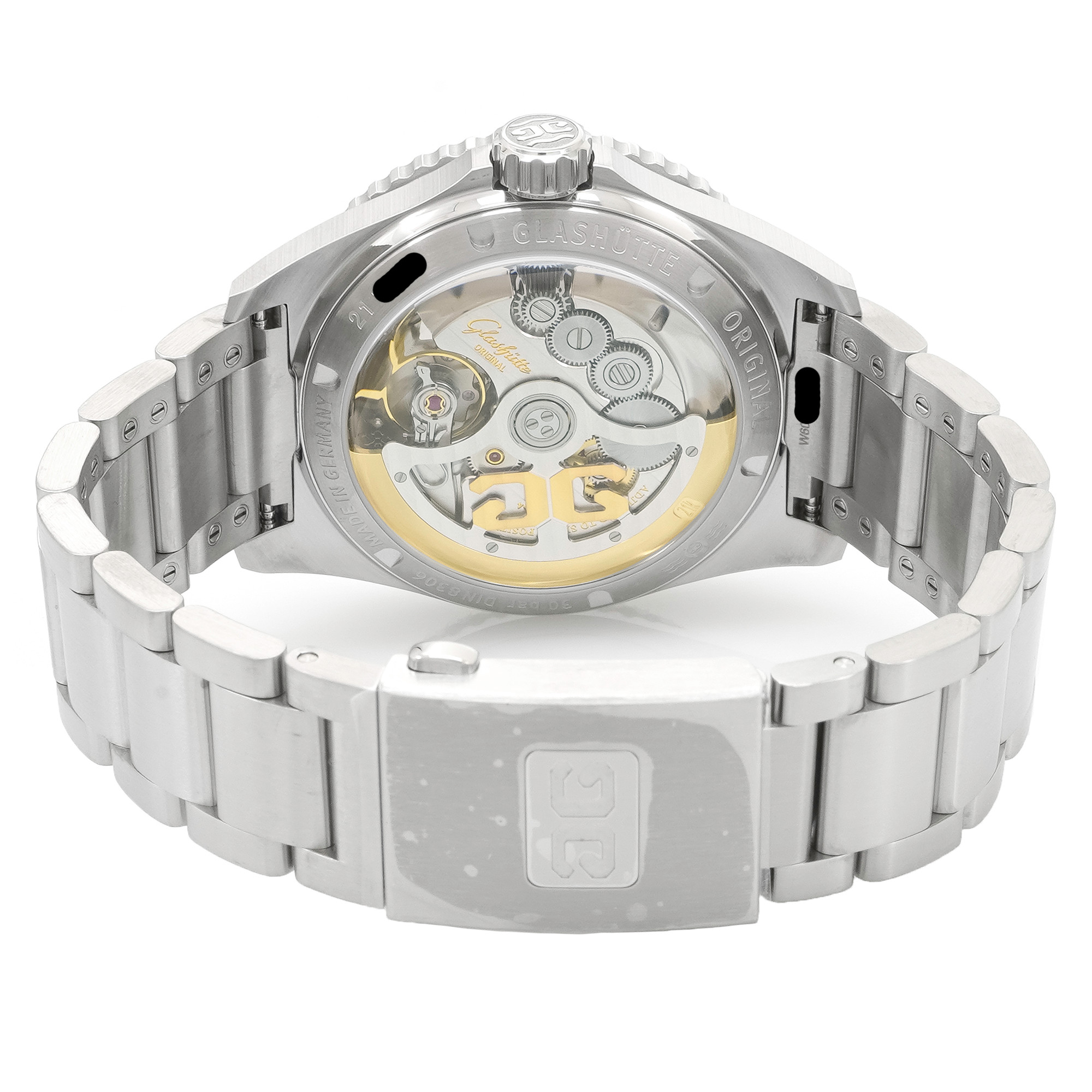 Glashutte Original SeaQ Panorama Date Blue Dial *Unworn* - Inventory 4461