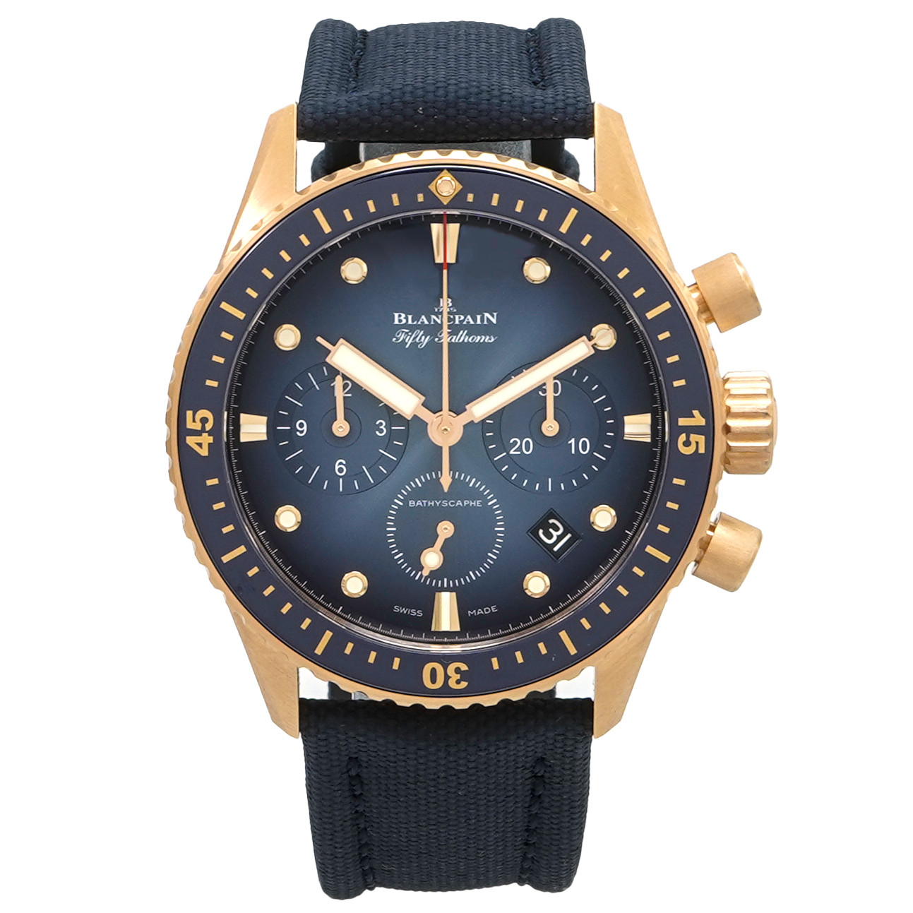 Blancpain Fifty Fathoms Bathyscaphe Chronograph Flyback 5200