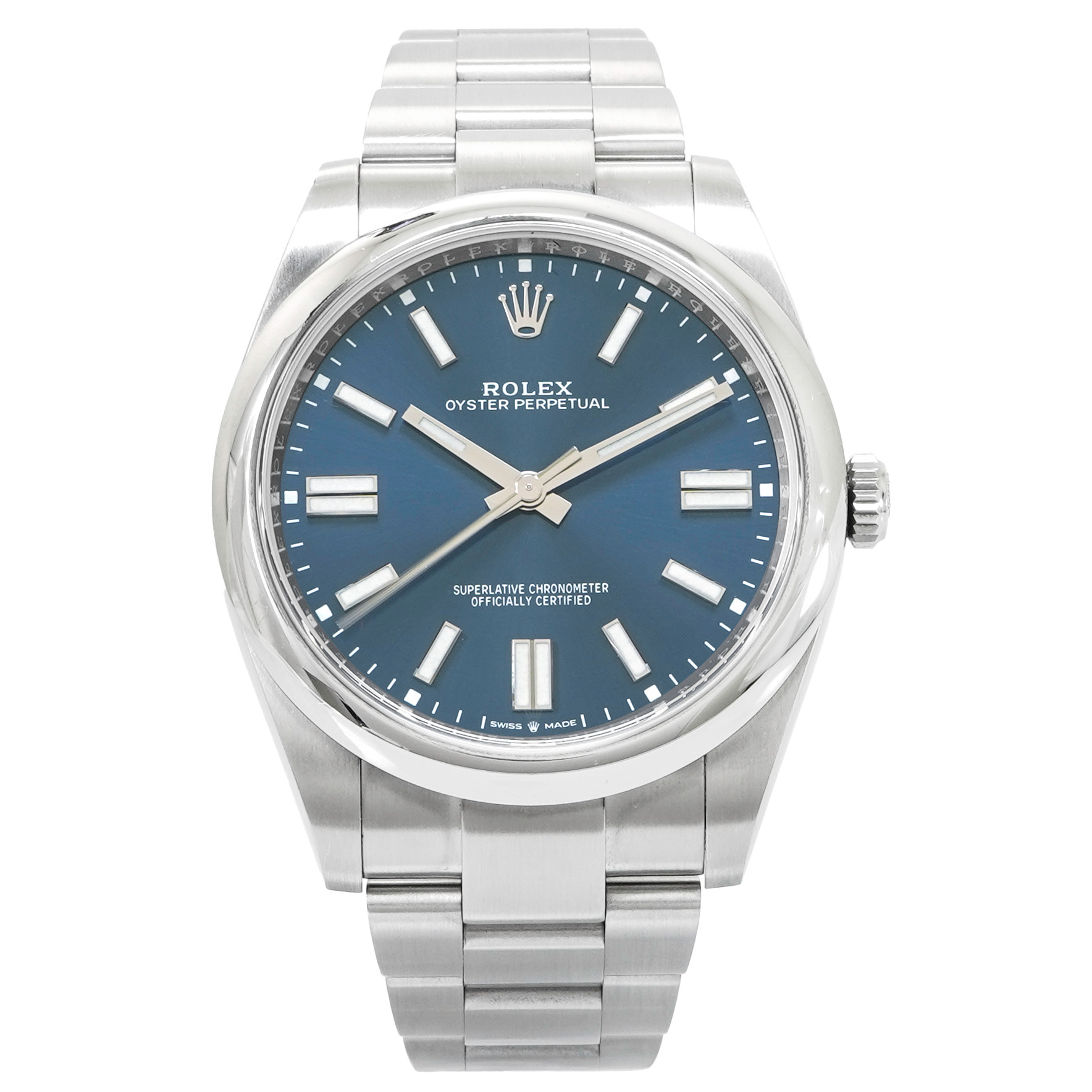 Rolex Oyster Perpetual 41 124300 *Blue Dial* *2021* - Inventory 4481