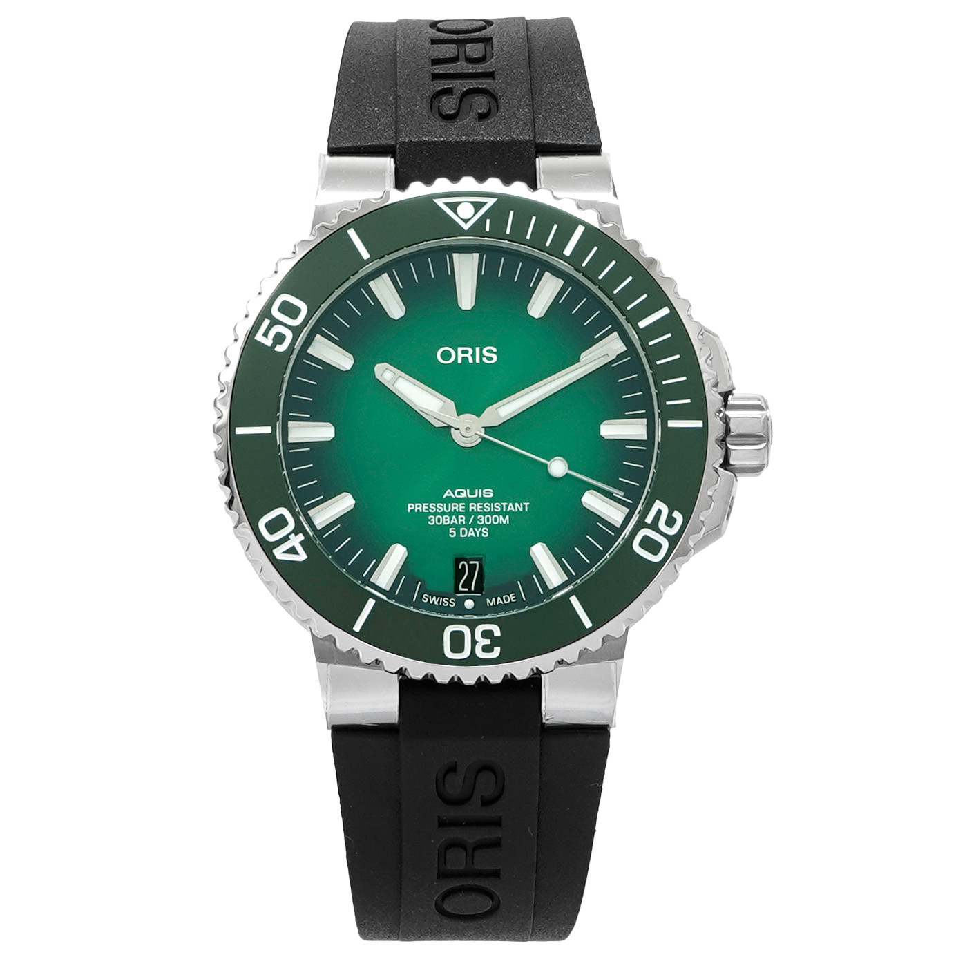 Oris Aquis Date Caliber 400 *Green Dial* *Unworn* - Inventory 4517